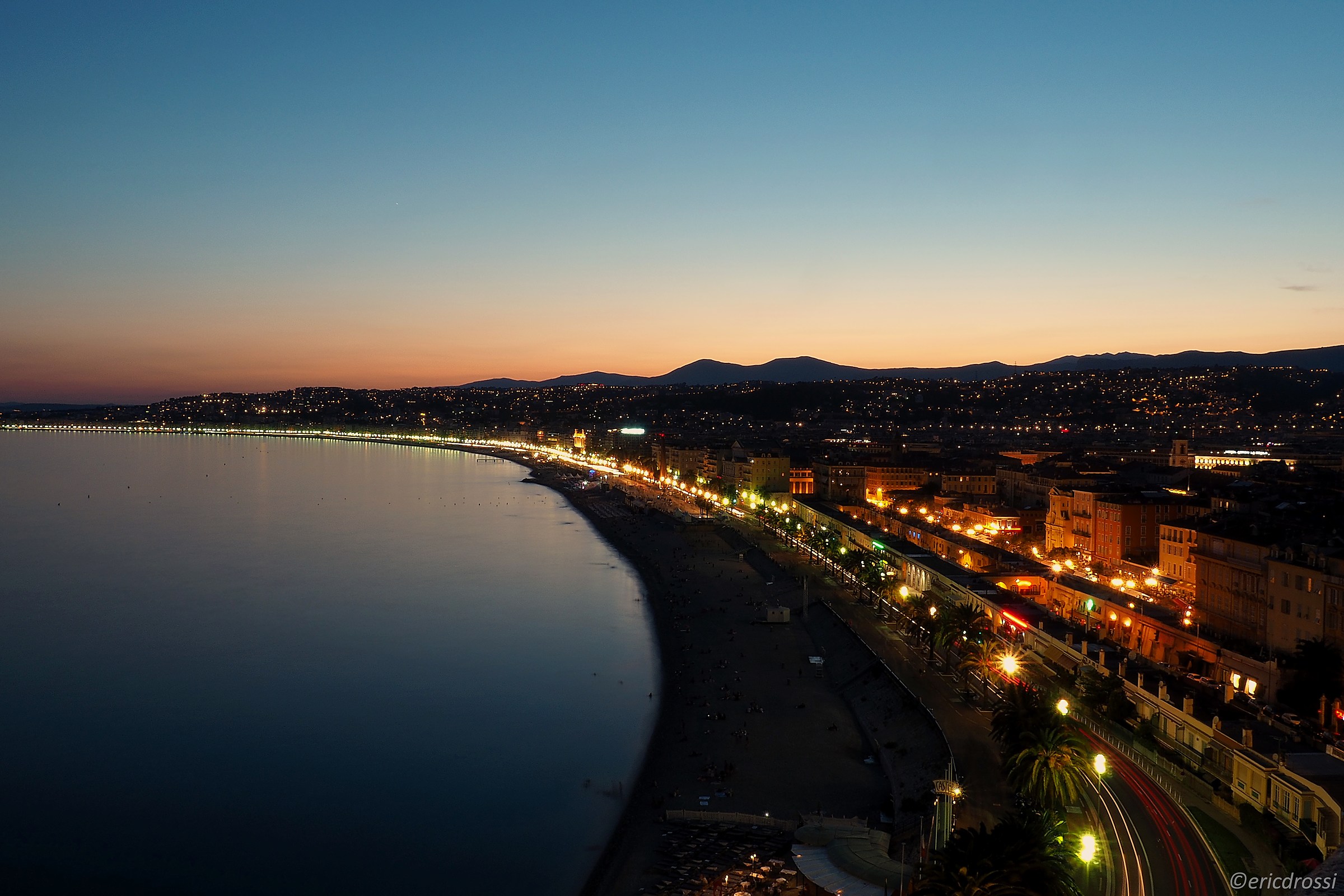 Sunset over Nice