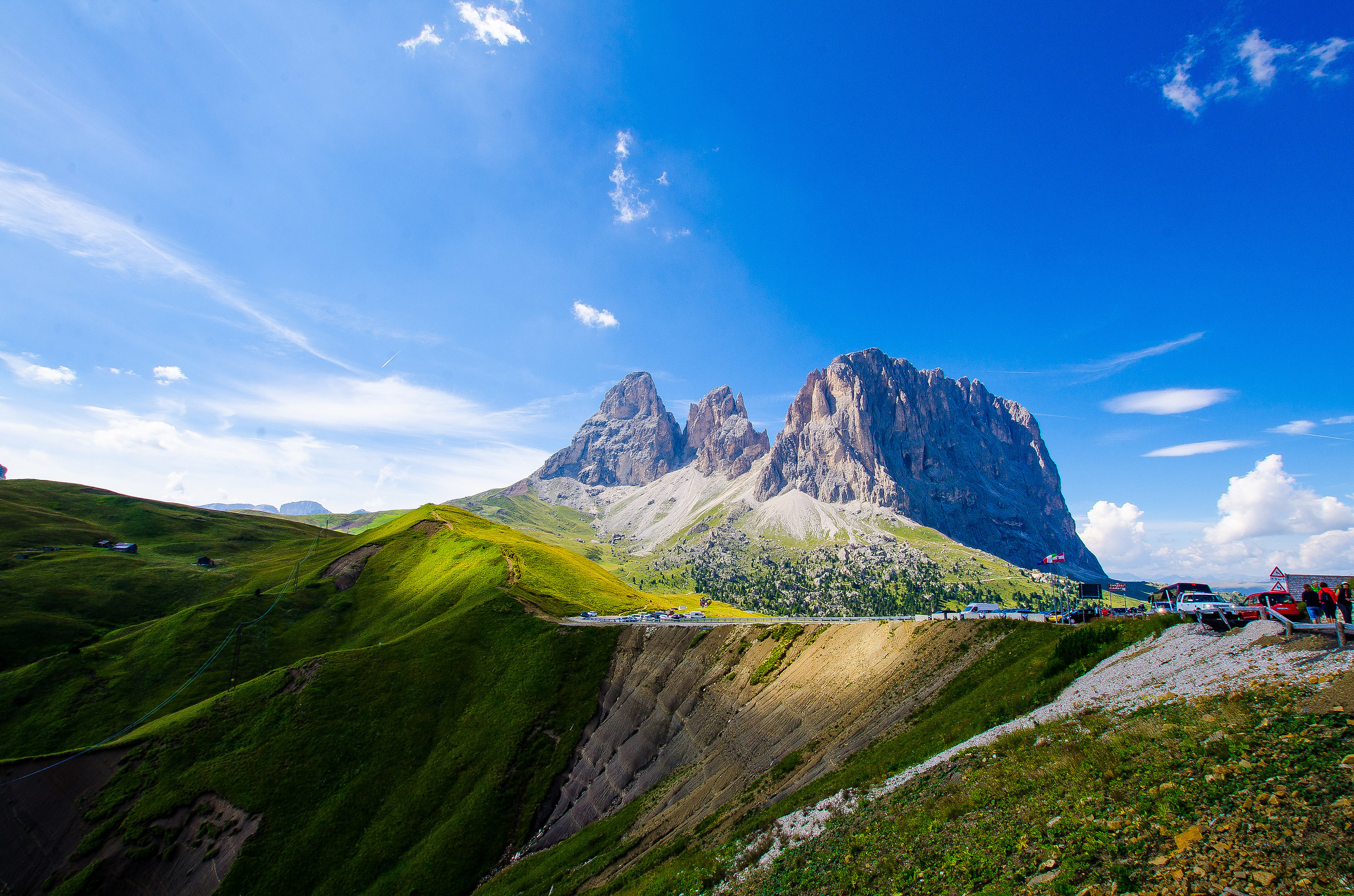 Sassolungo dal passo Sella