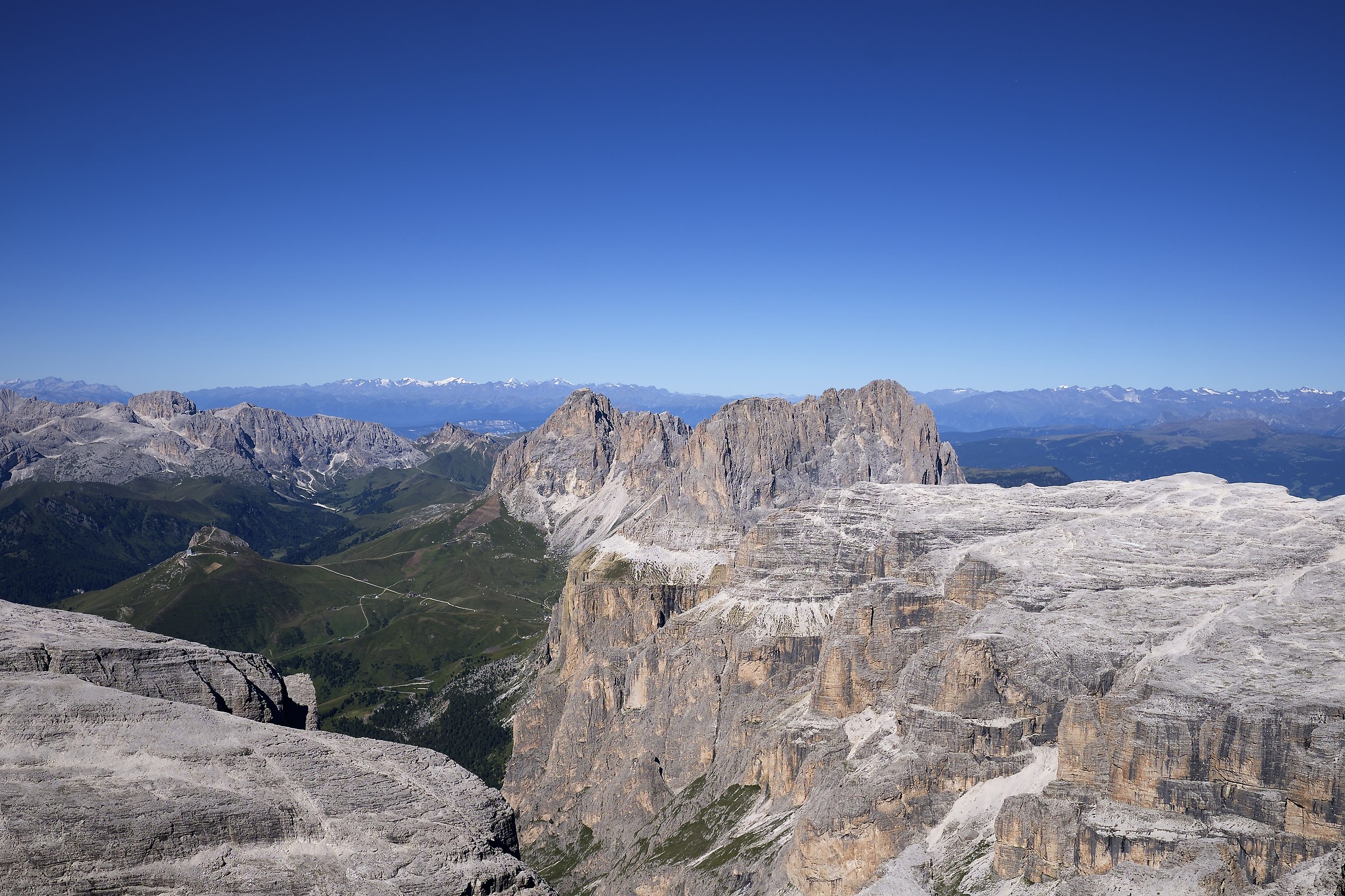 The look from Piz Boe ...