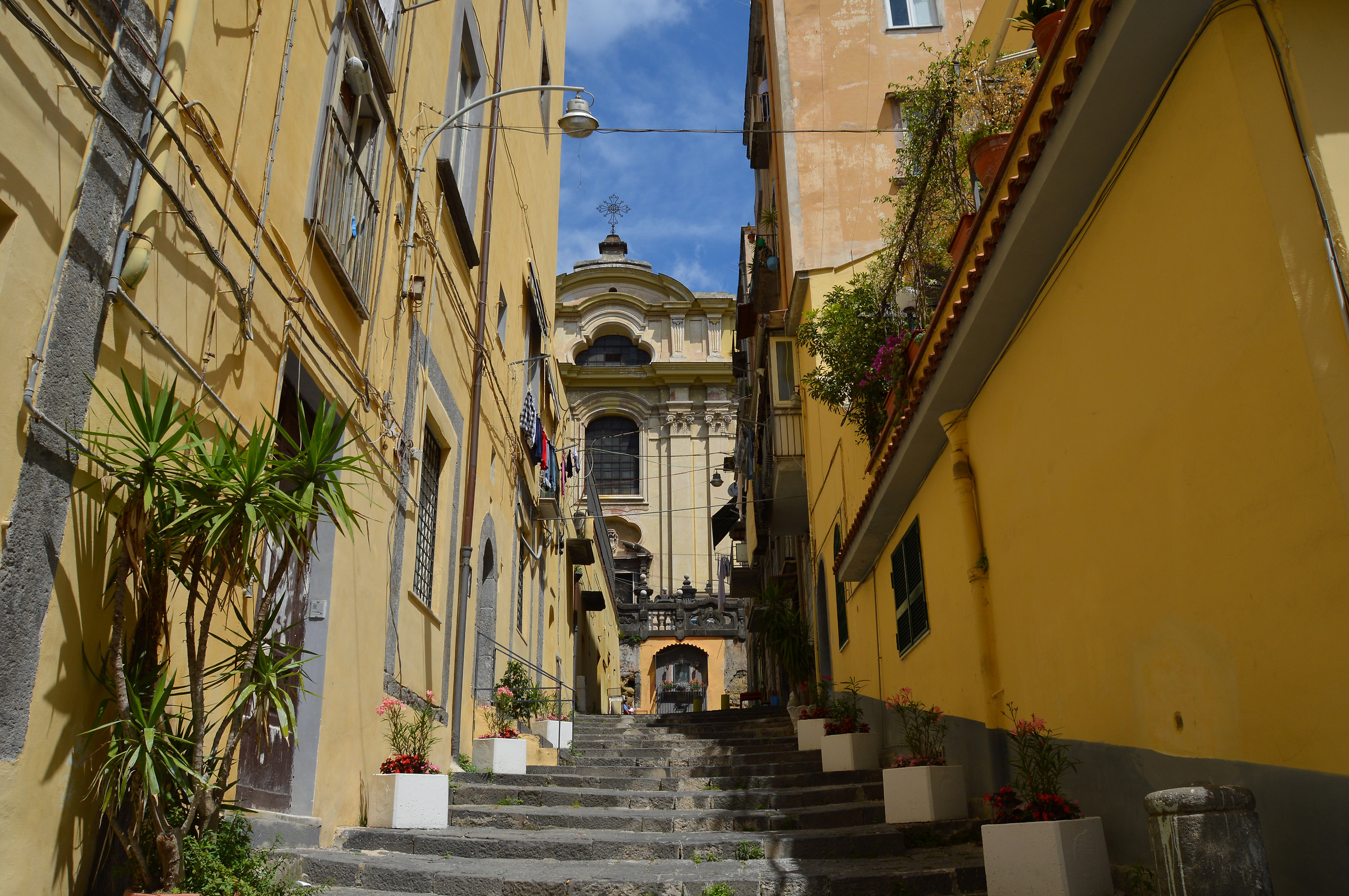 Naples flights of San Marcellino