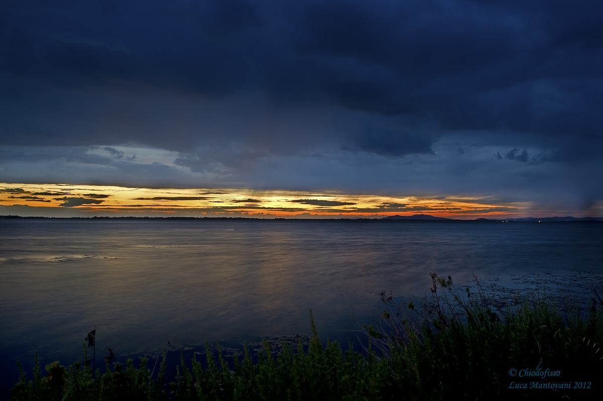 Tramonto nuvoloso.....