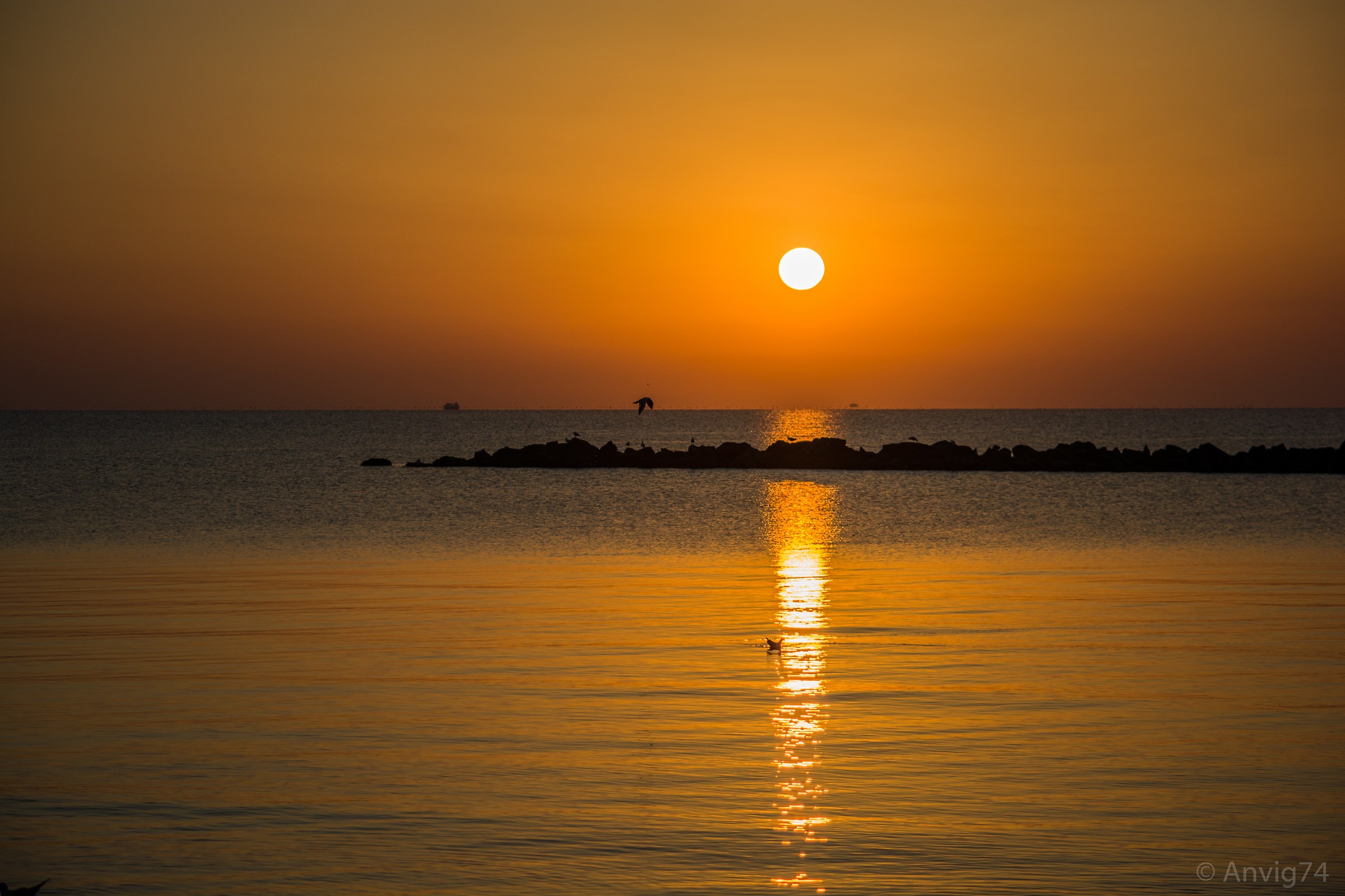 Alba su Lido di Pomposa