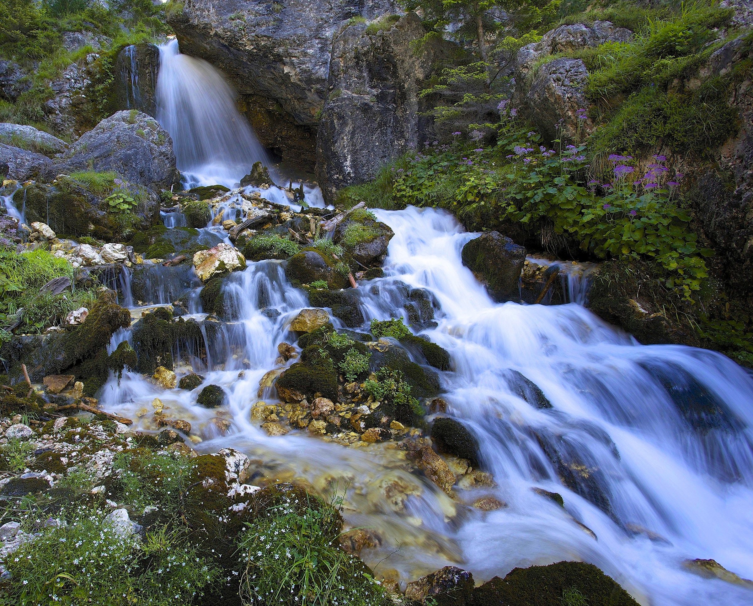 Clear, fresh and sweet waters ....