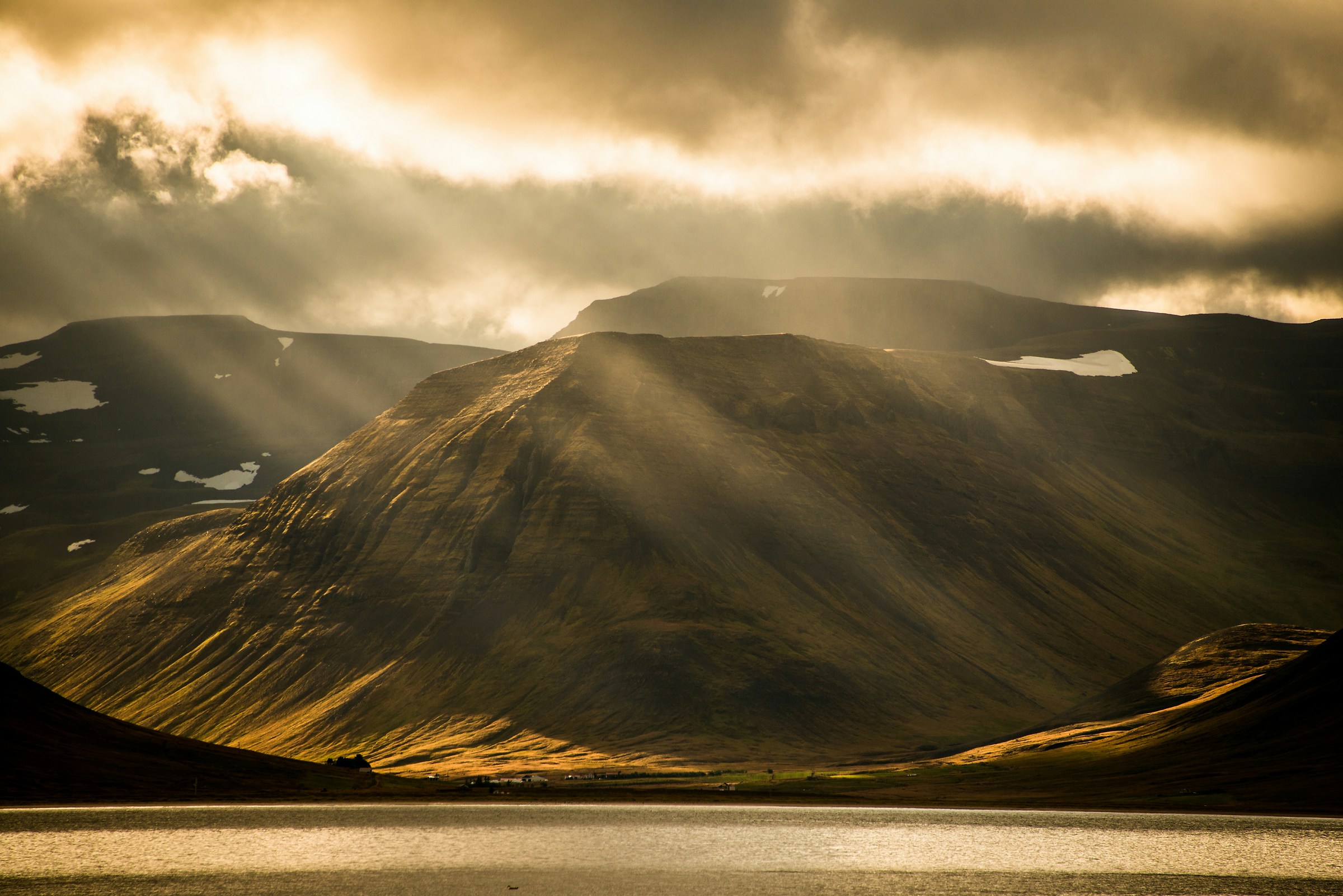 Morning Light in Iceland Westfjords Flateyri
