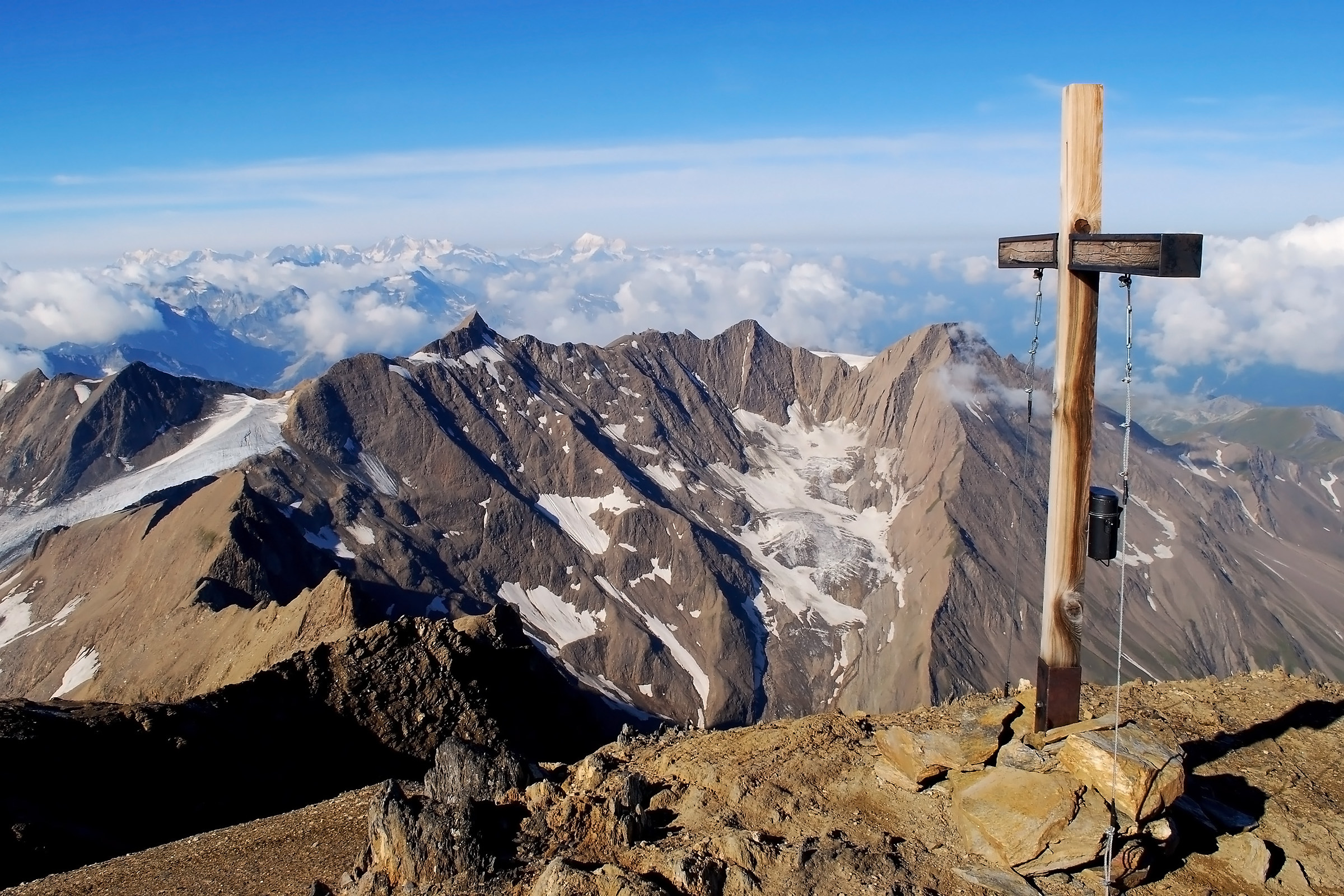 Sulla cima del Blinnenhorn