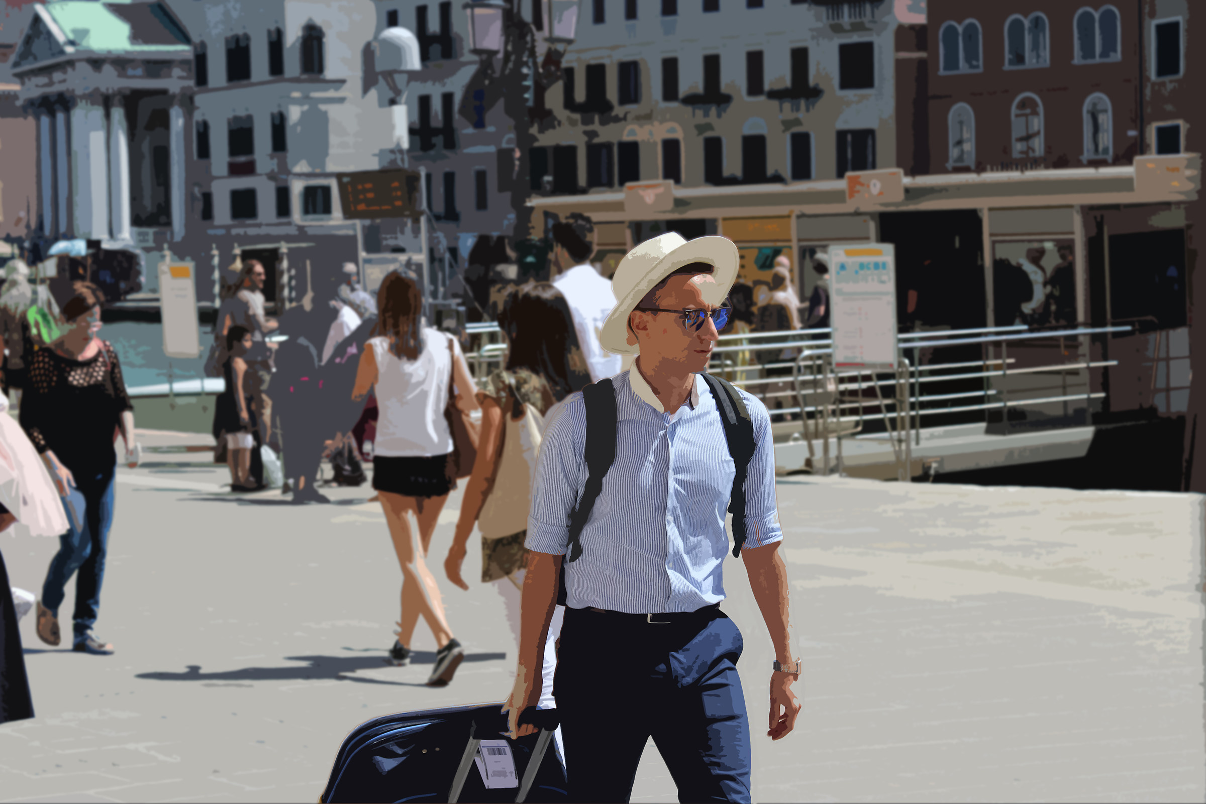 a traveler in venice