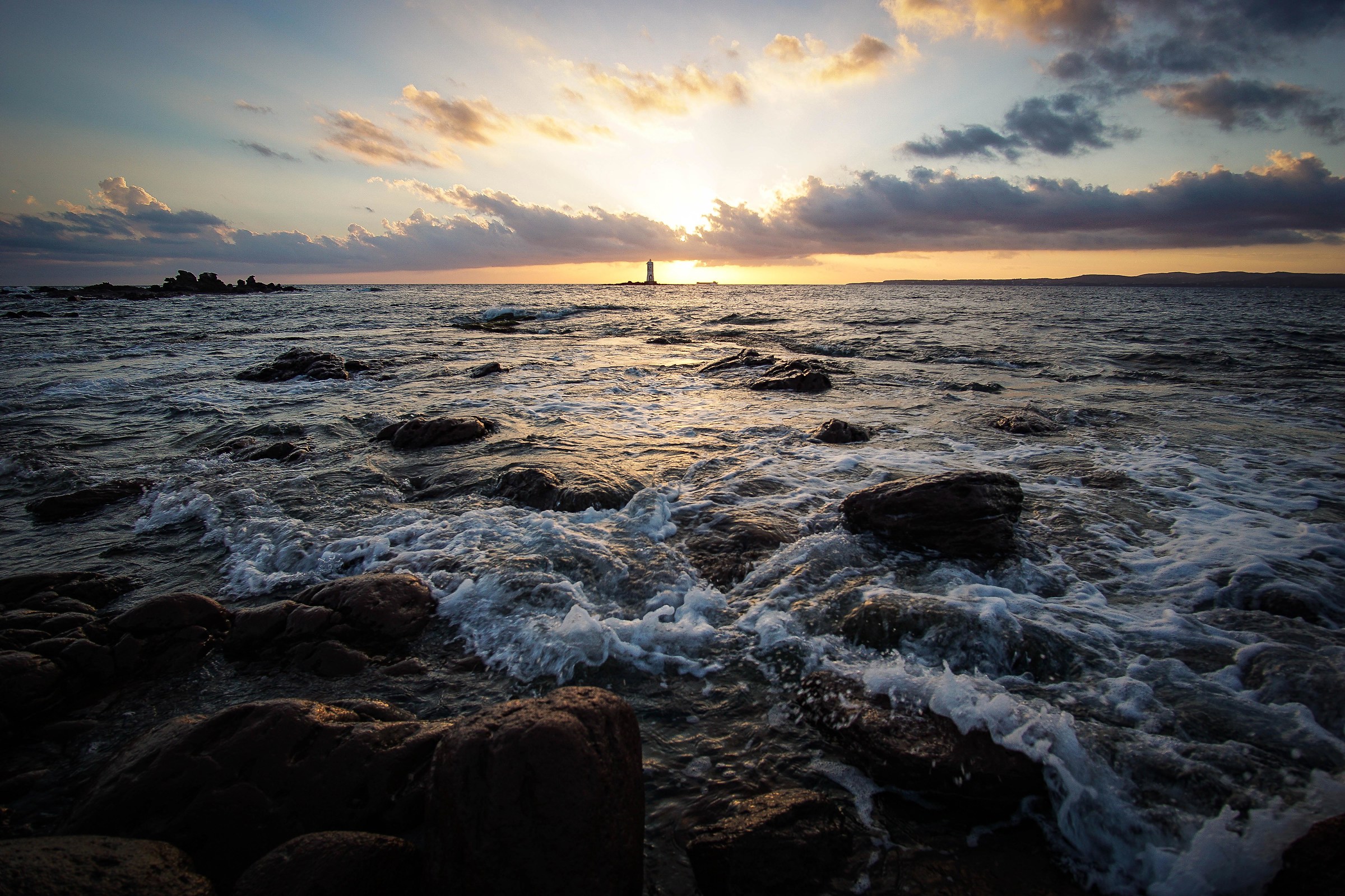 Sunset at the lighthouse