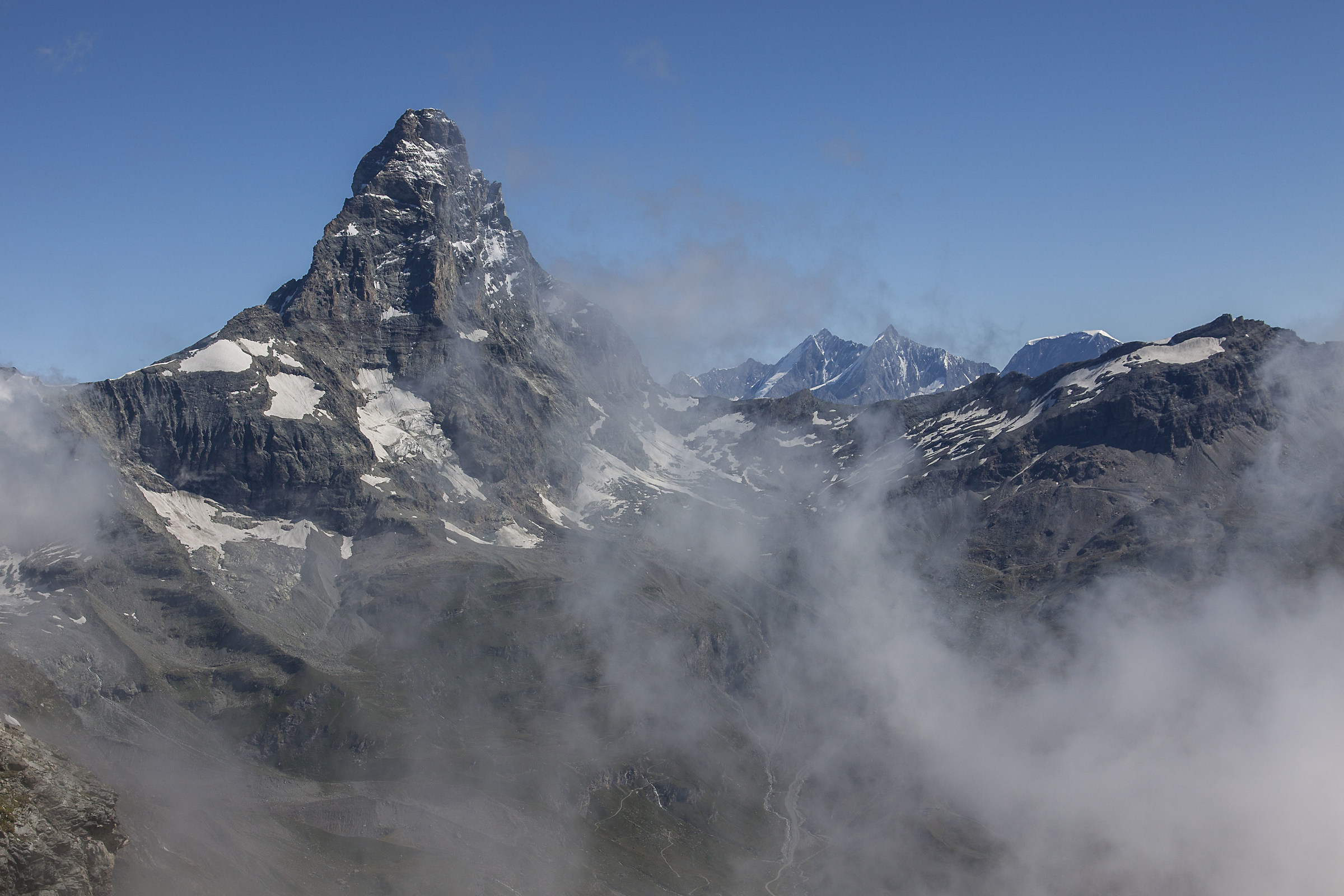 The Matterhorn viewed from Vofrède hill.