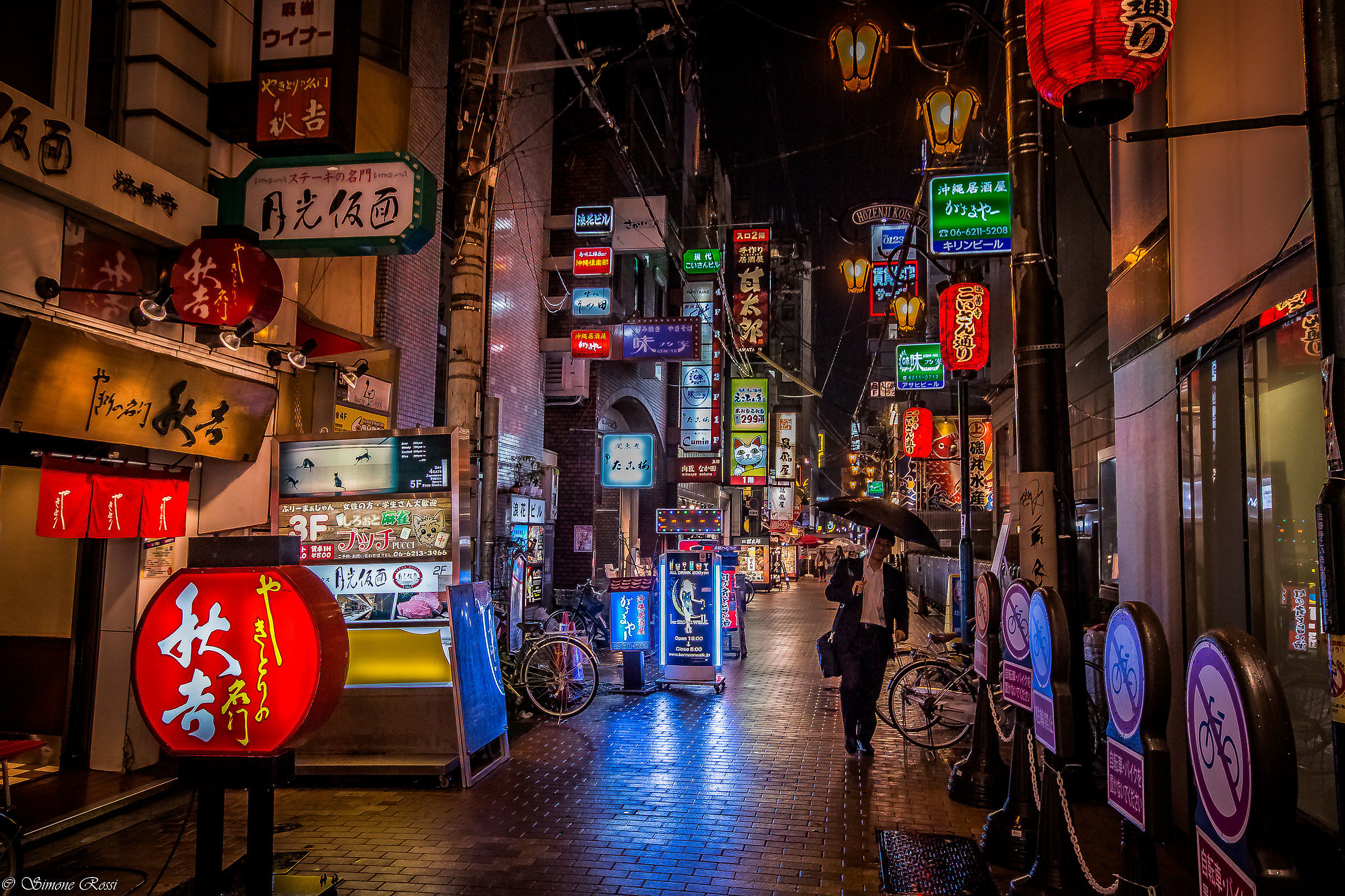 Night near Dotonbori Street