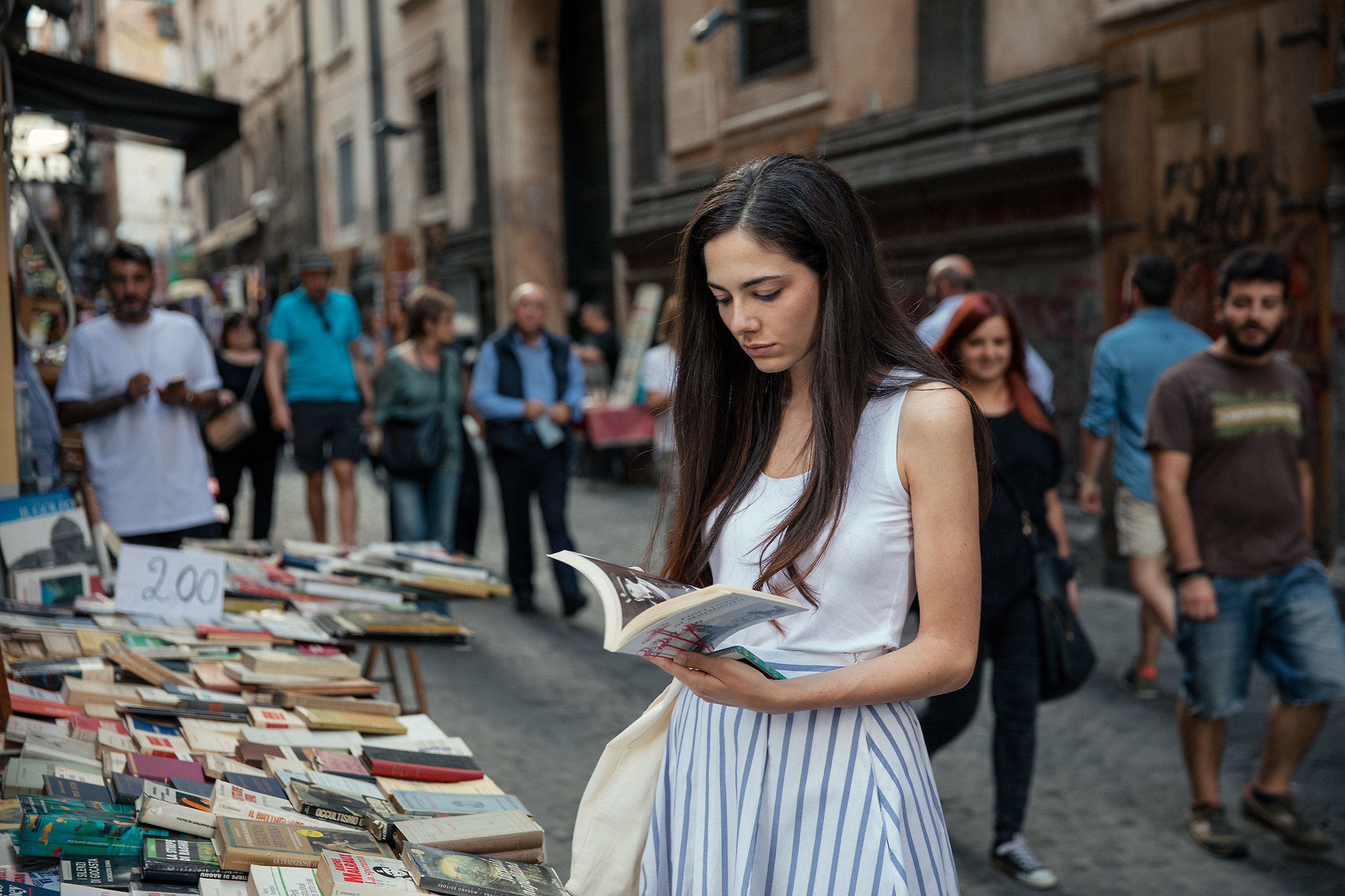 Lettrice centro storico