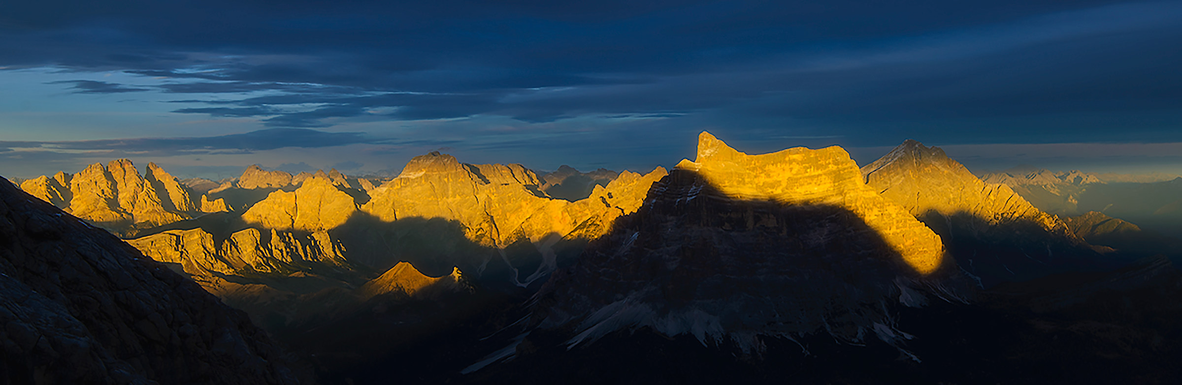 dolomite sunset
