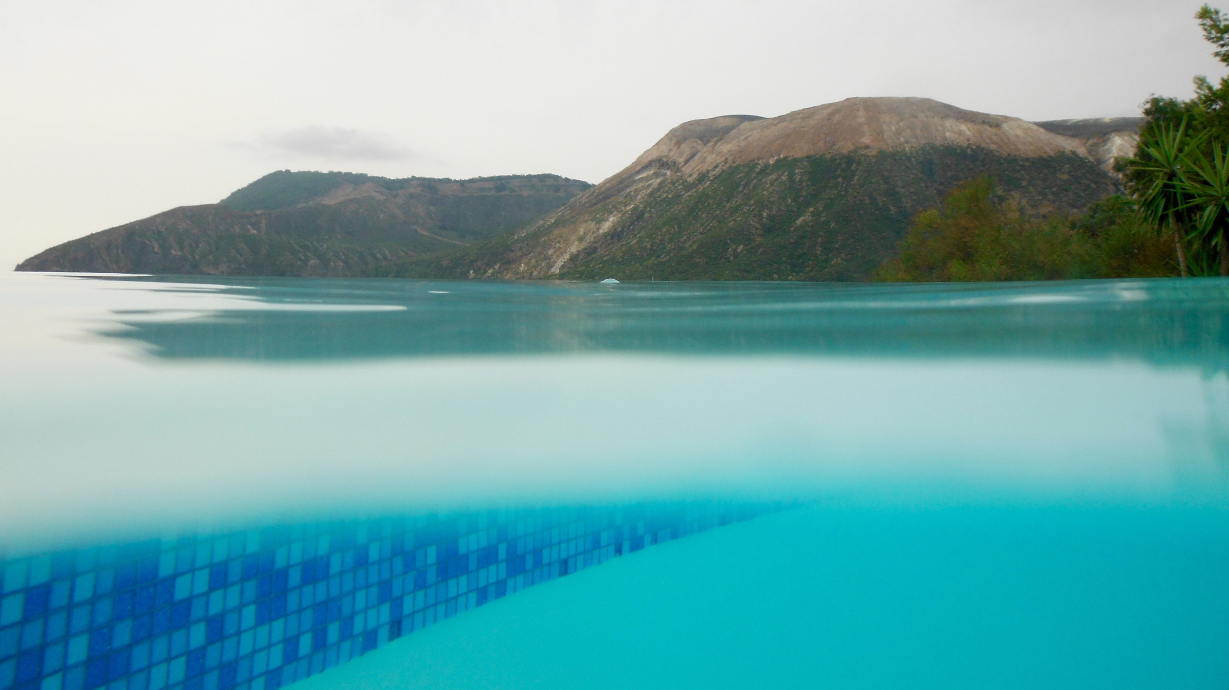The sea in a swimming pool