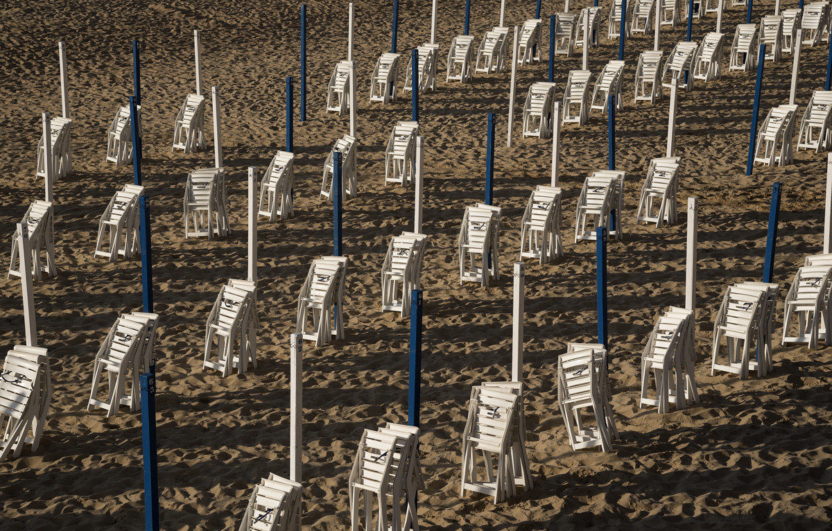 Beach in San Sebastian