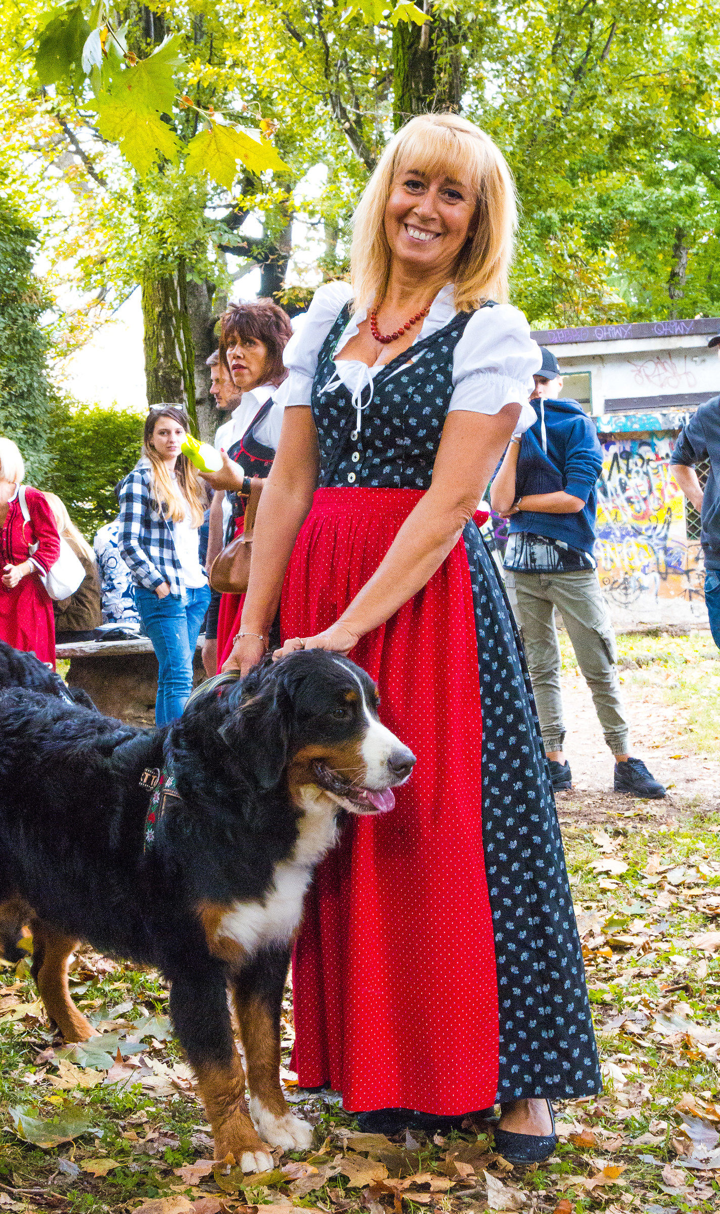 The pastor of the Bernese Oberland and her happy owner.