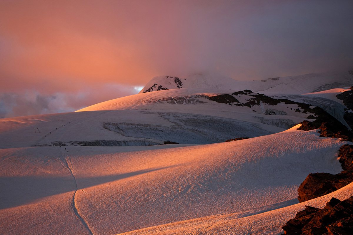 Departure at dawn, rif.Casati .... Cevedale