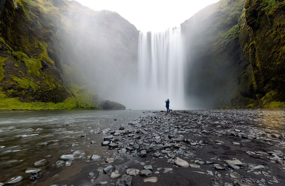 Skogafoss Waterfall, Islanda