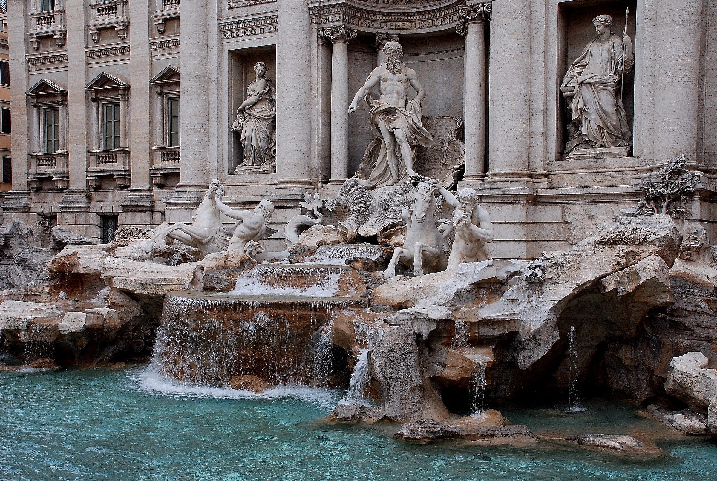 Trevi Fountain (detail)