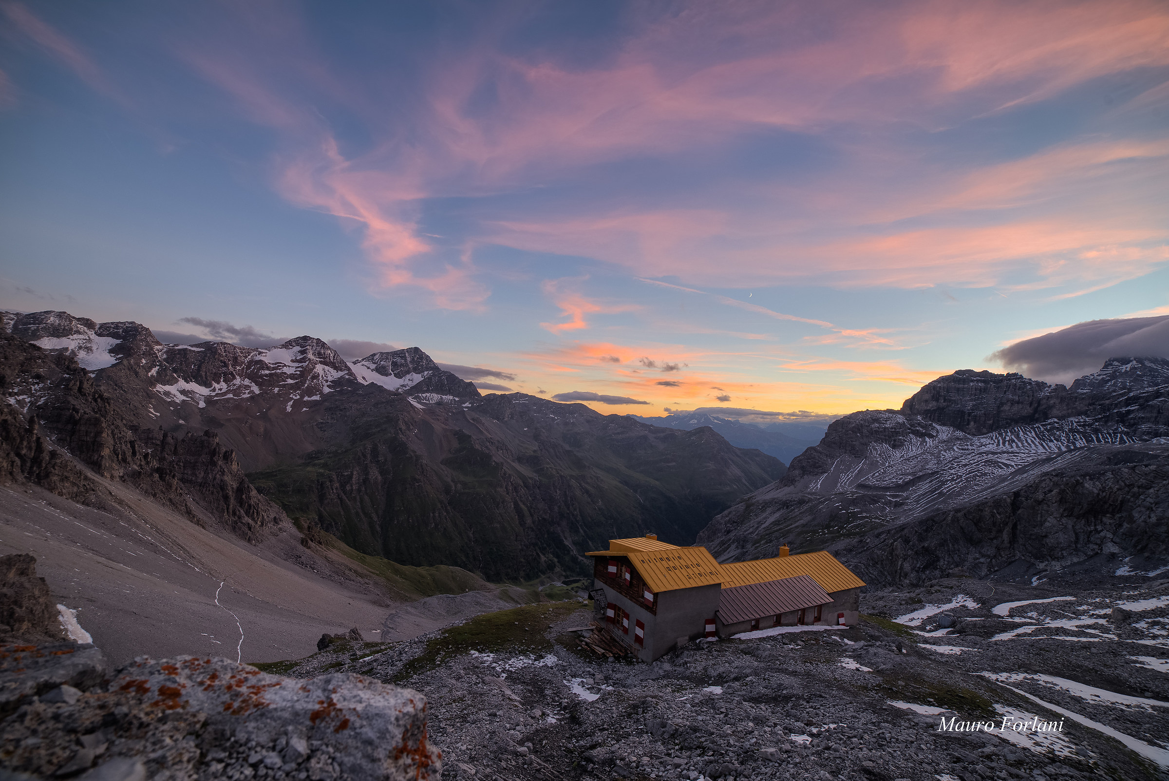 Tramonto dal V Alpini