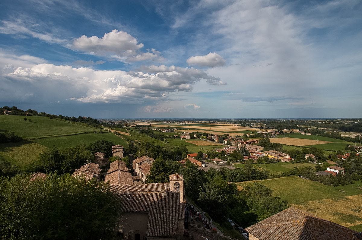 Dalla Torre del Castello di Torrechiara