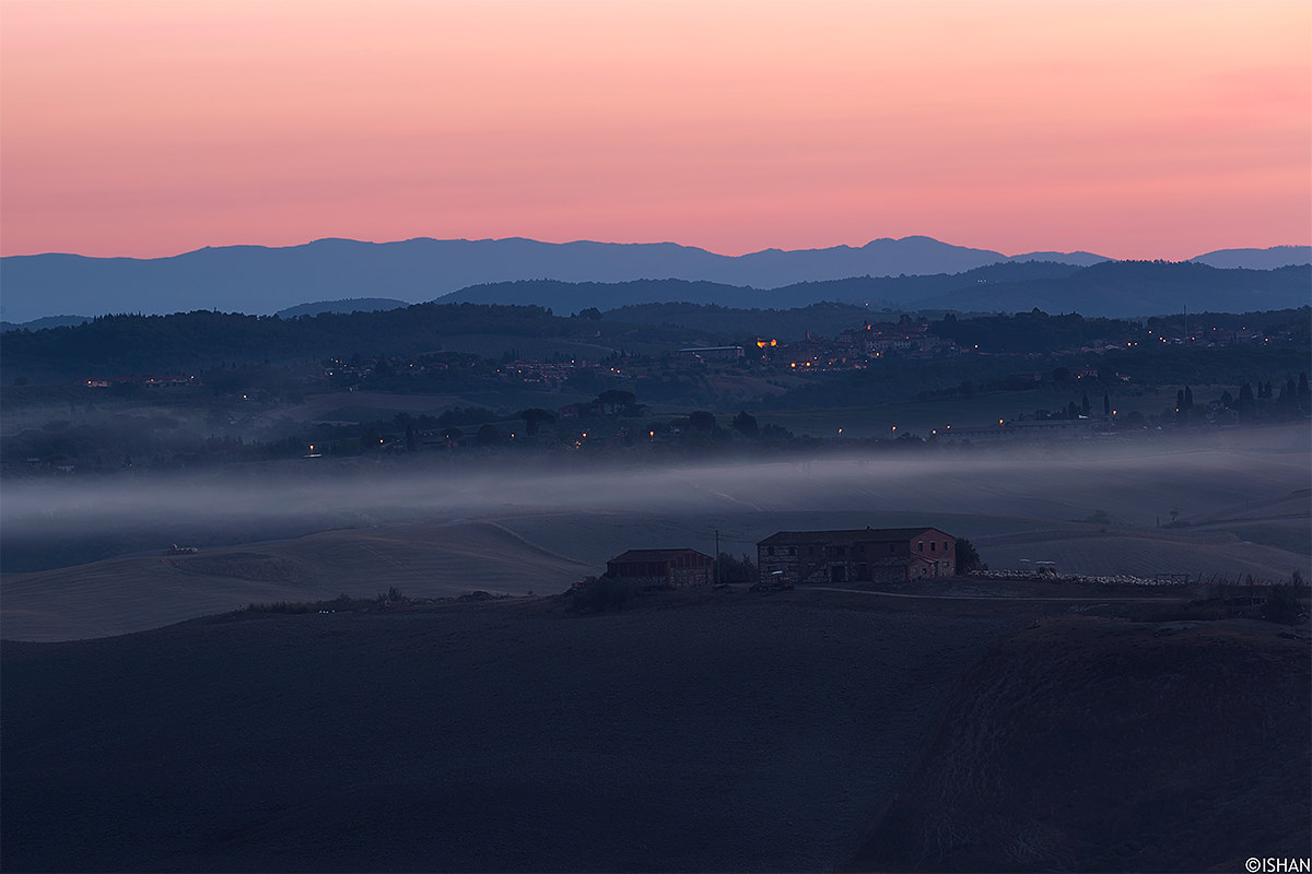 Slowly the lights go out