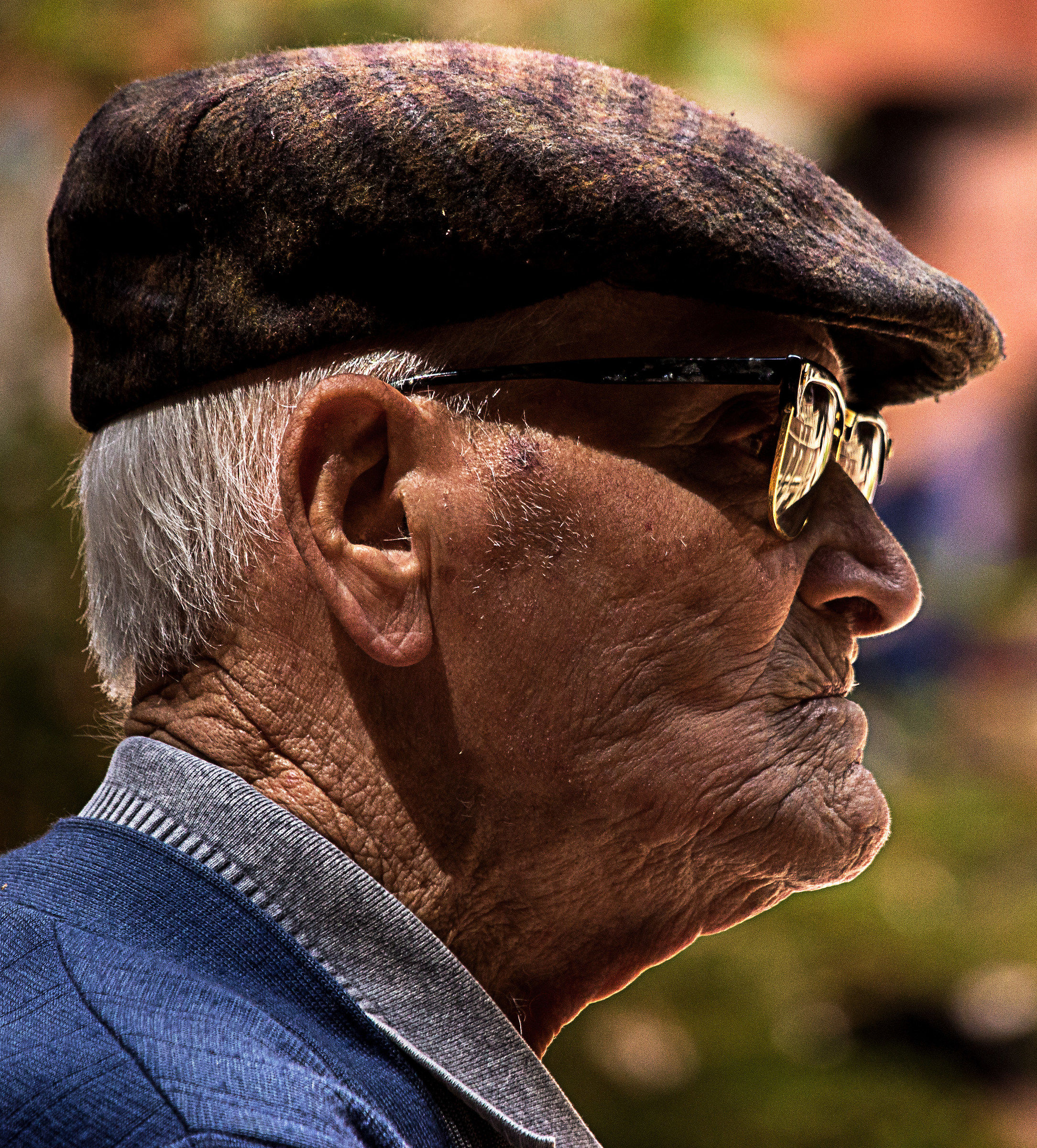 A face full of experiences