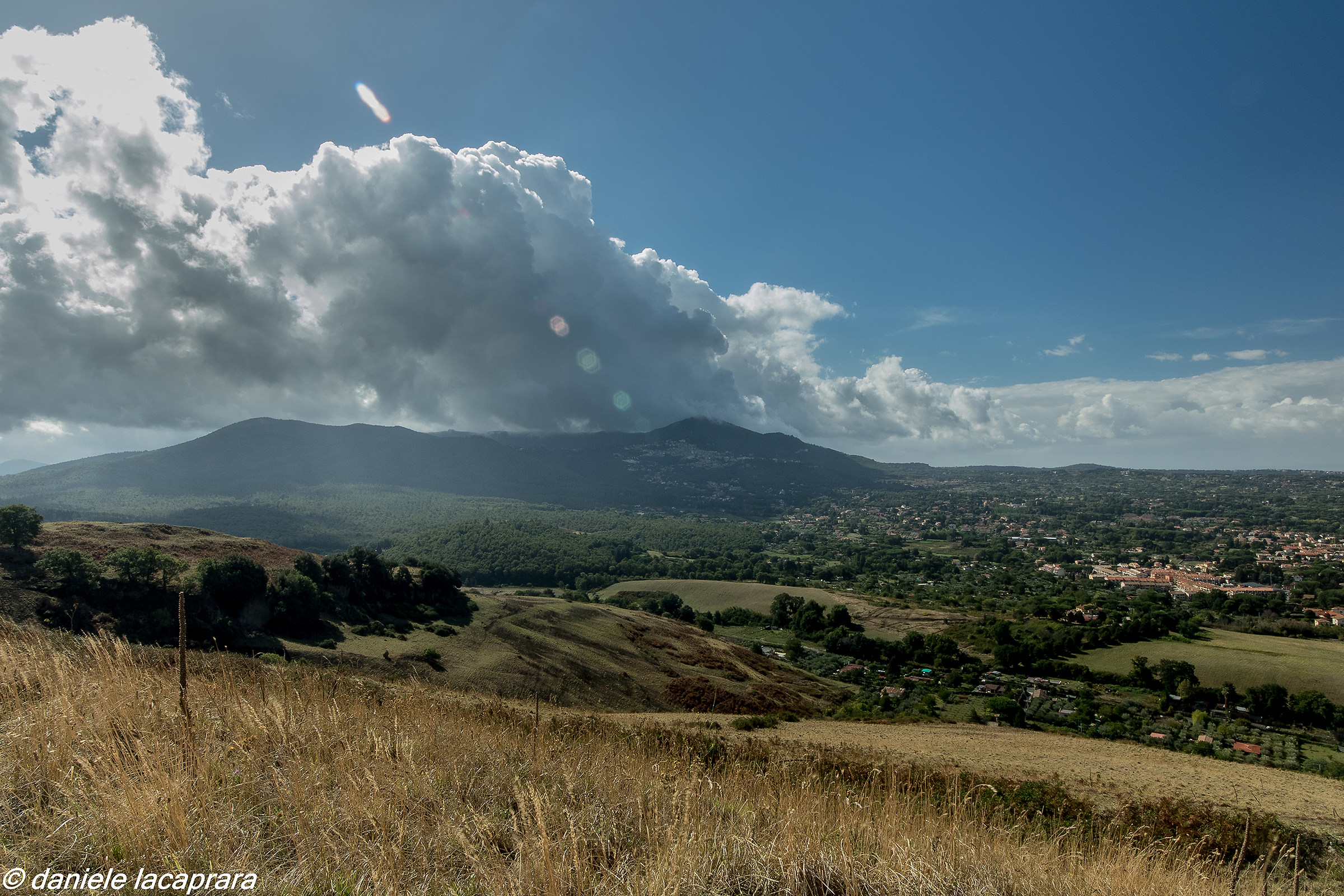 Vista antico vulcano laziale