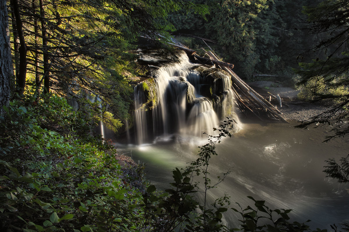Lower Lewis Falls, WA 4 RAW manual blend