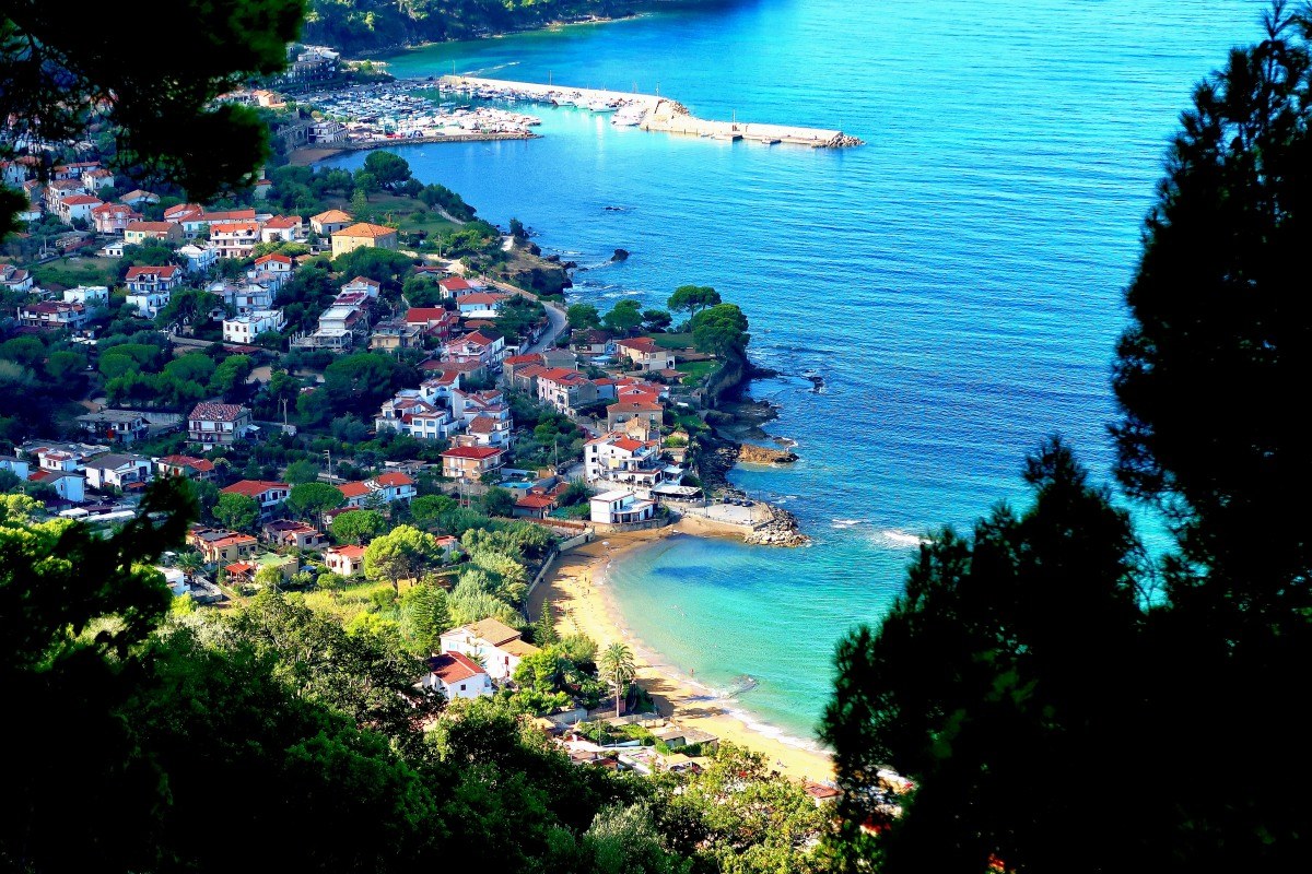 San Marco di Castellabate seen from above