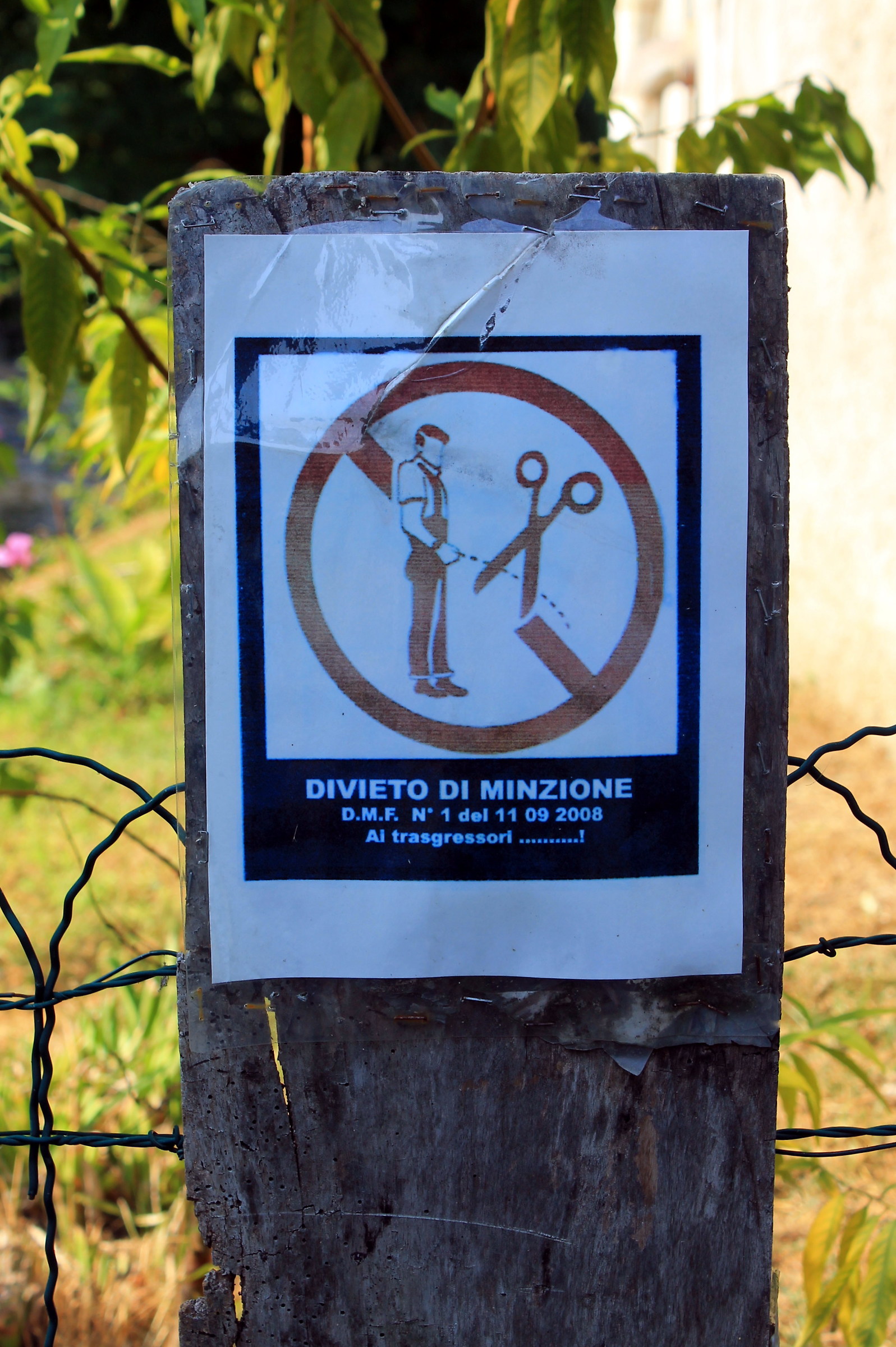 Be careful where you do it