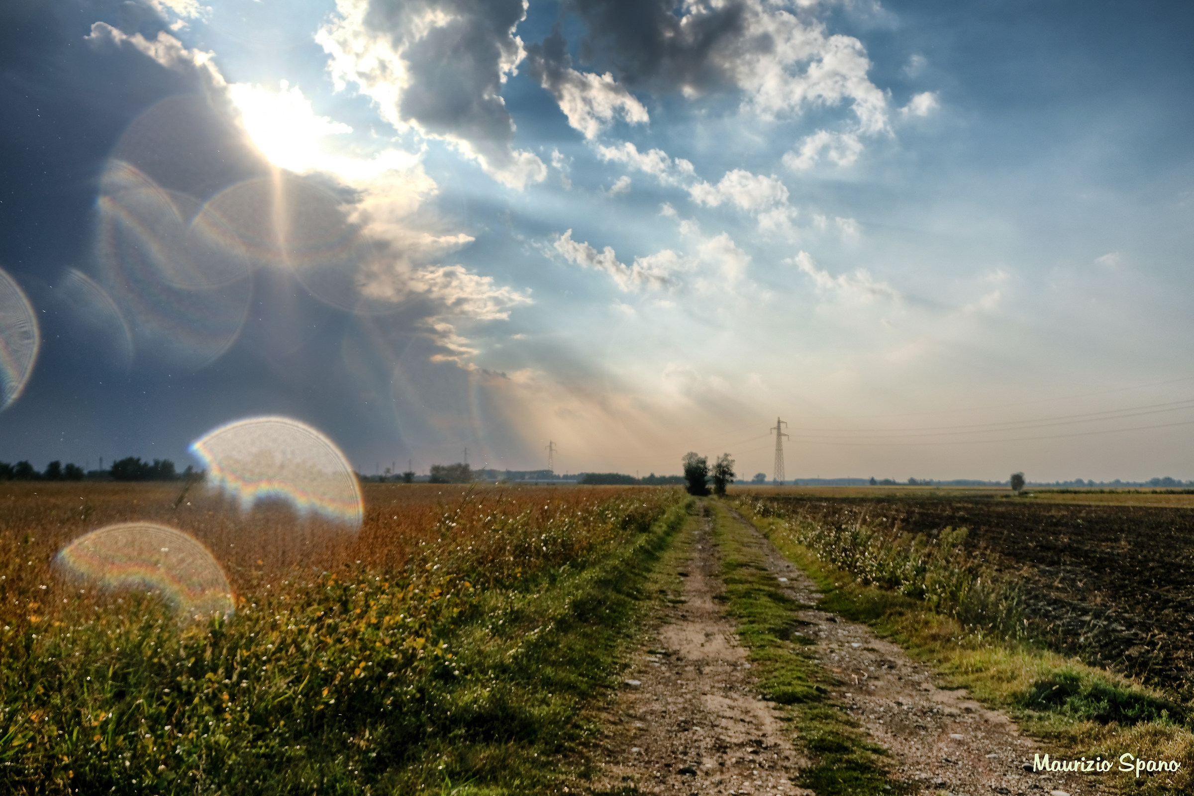 Fine temporale... le ultime gocce sono sulla lente...