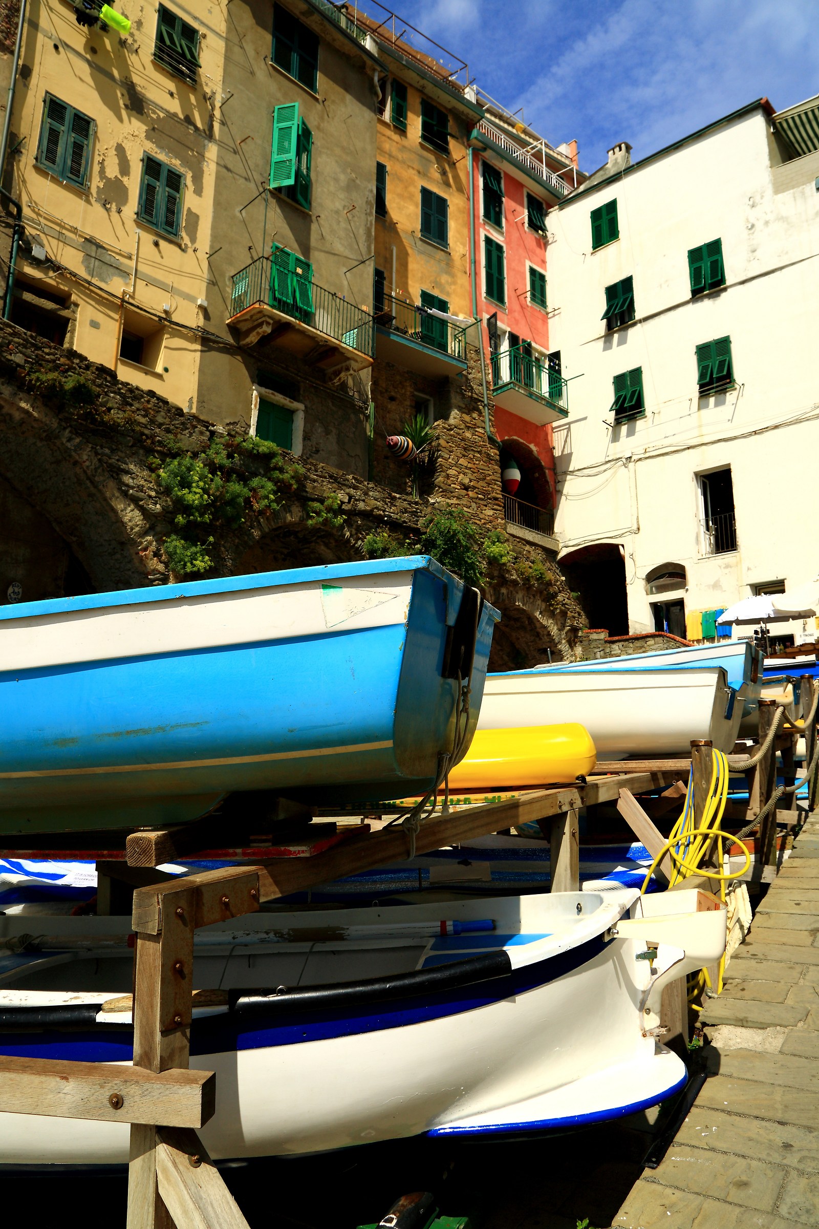 Barche a Riomaggiore
