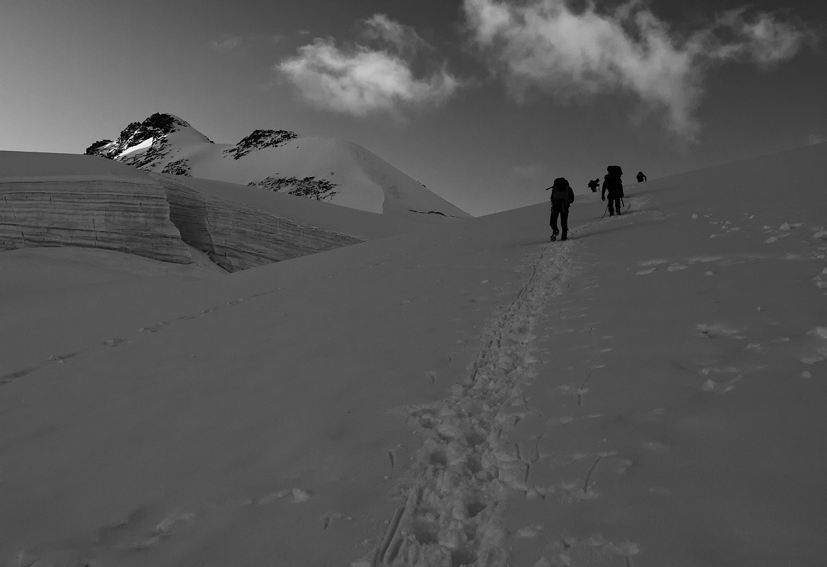 Salendo alla Punta Dufour