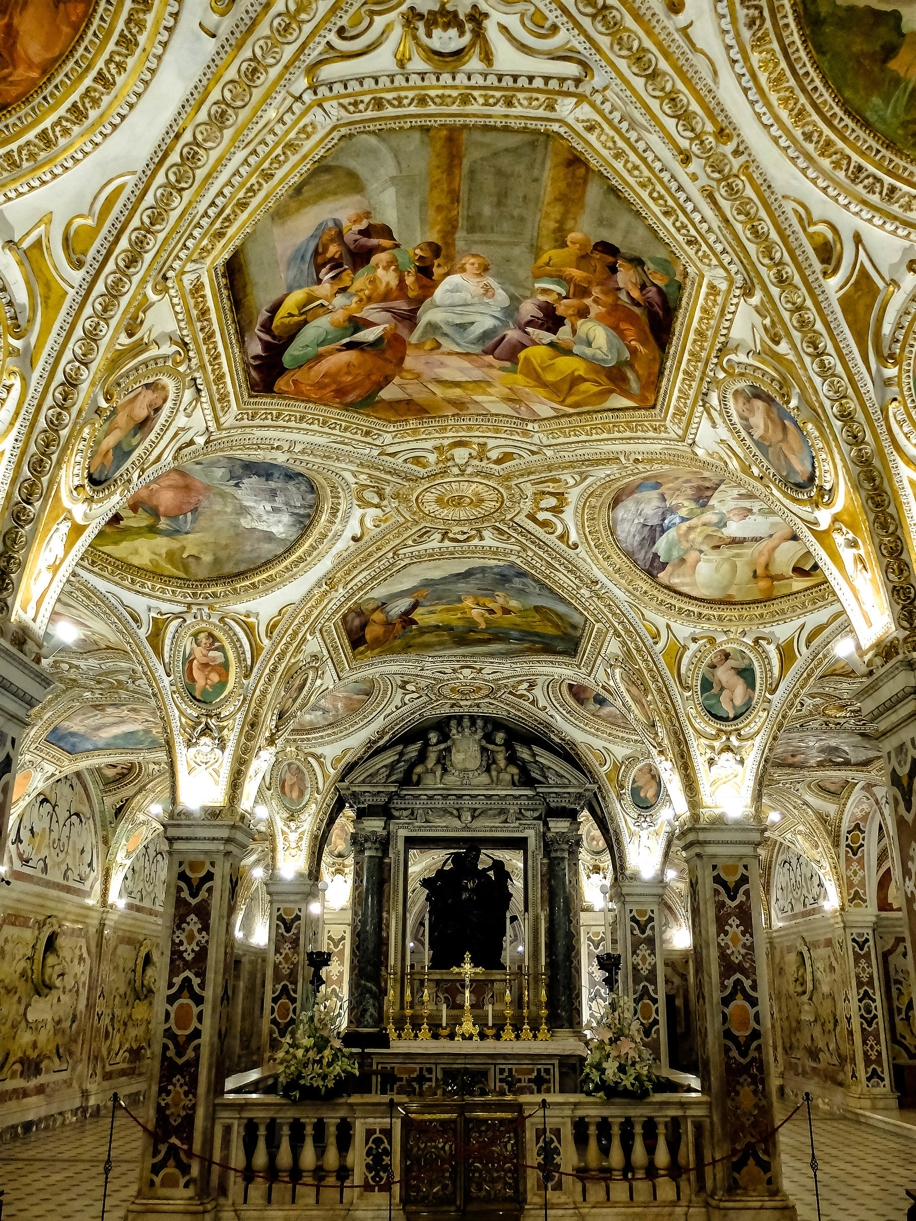 Crypt of the cathedral of Salerno
