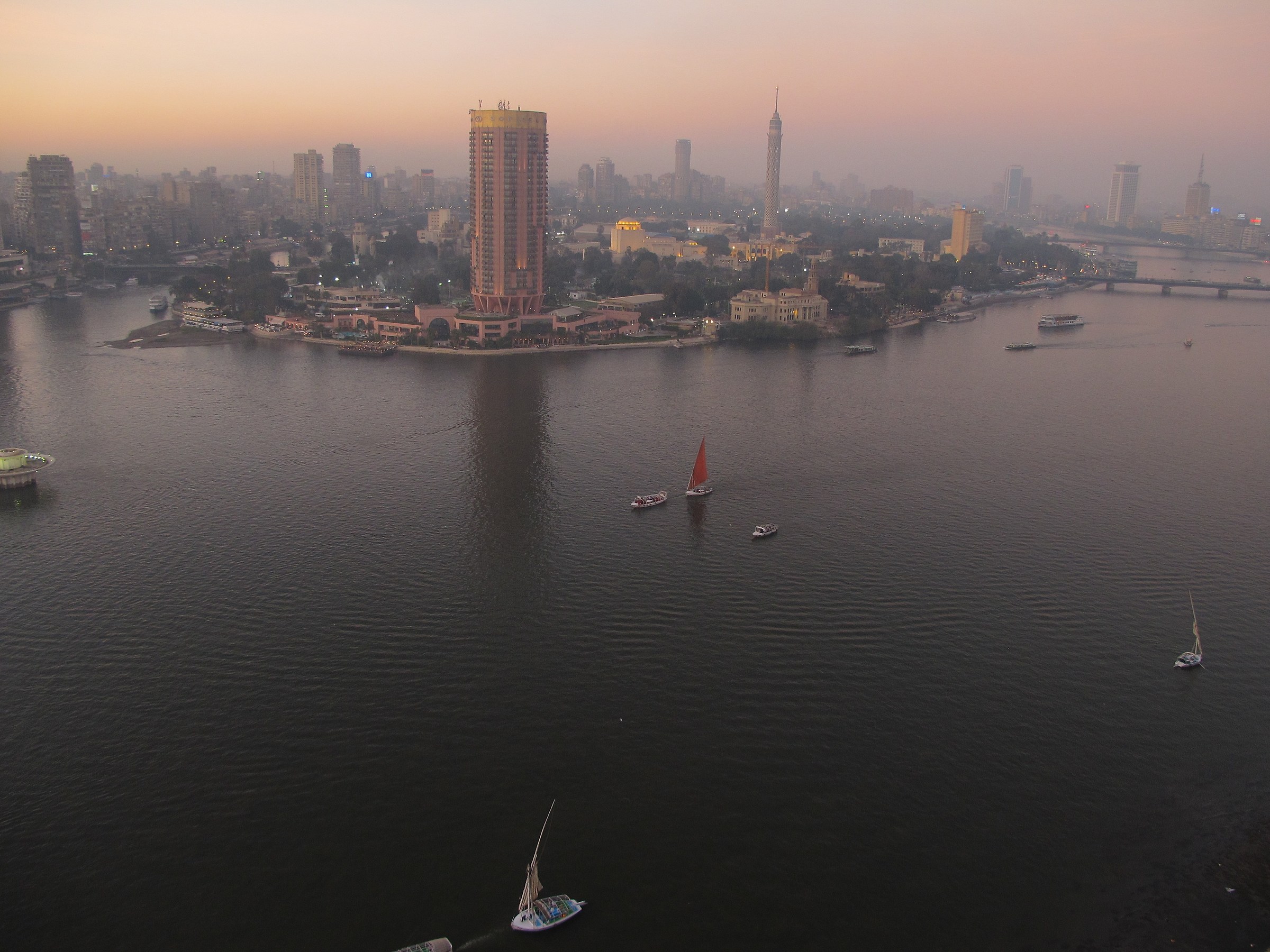 Crepuscolo a Il Cairo
