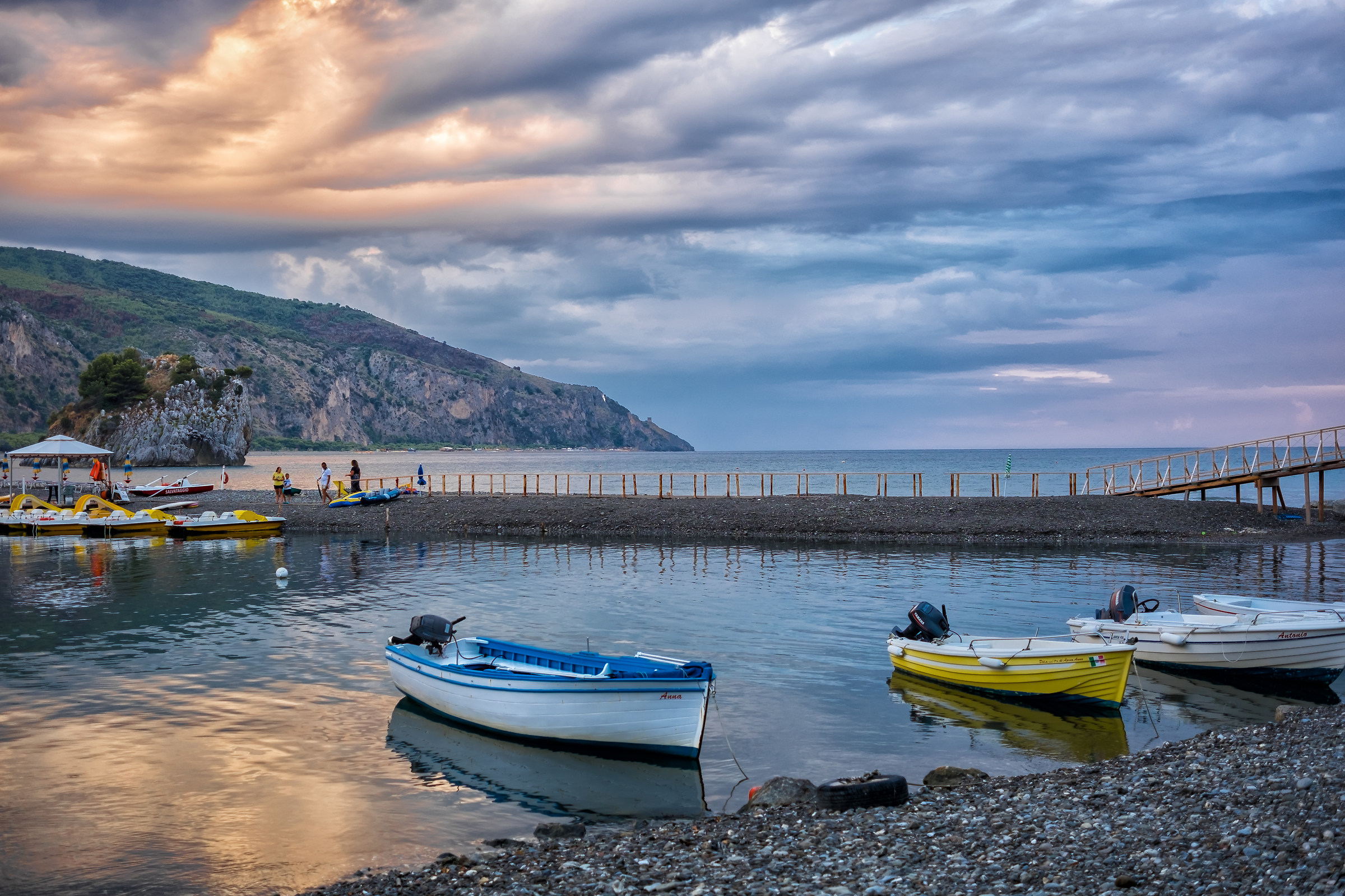 Palinuro al tramonto