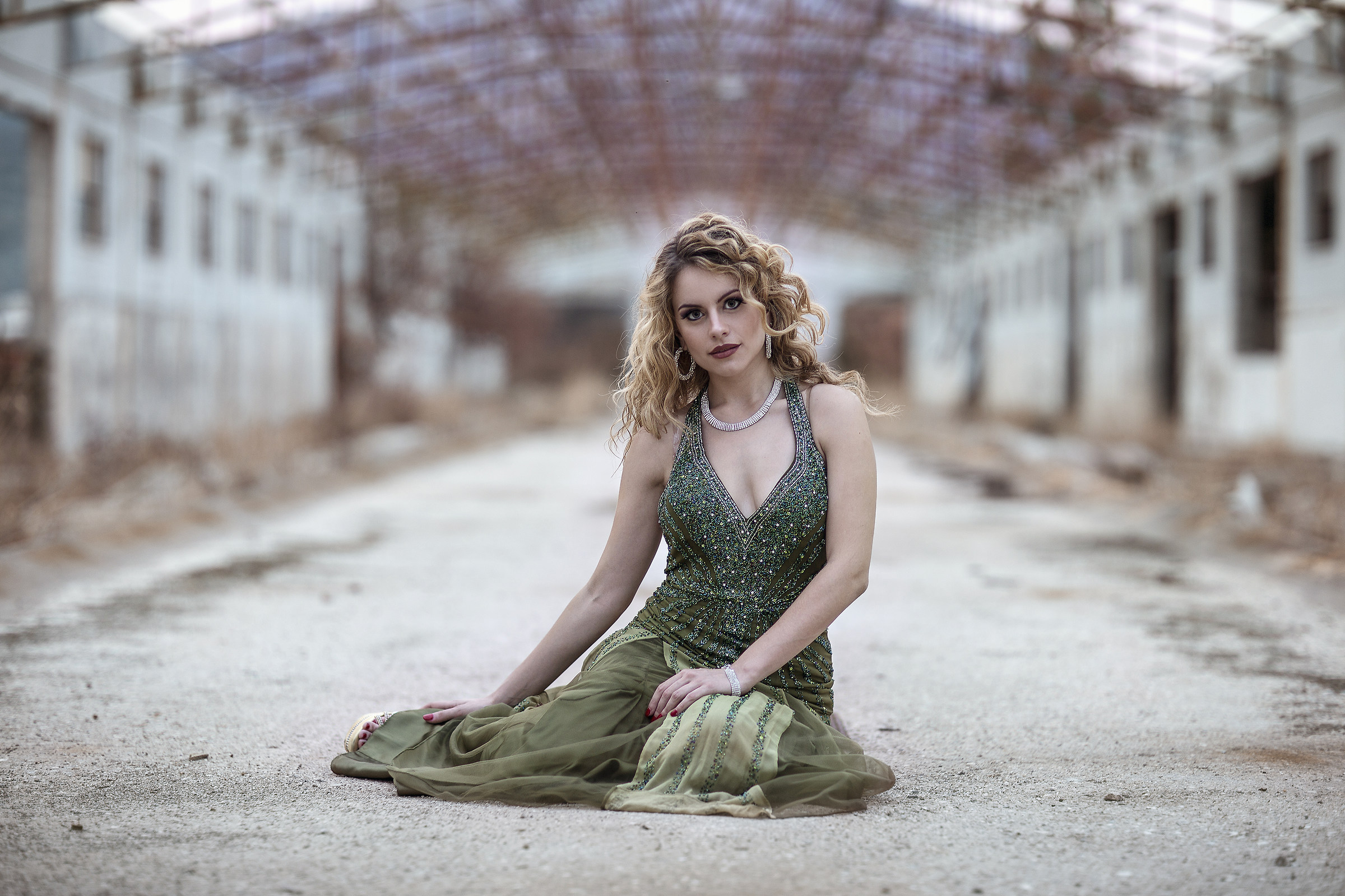 in the abandoned barn