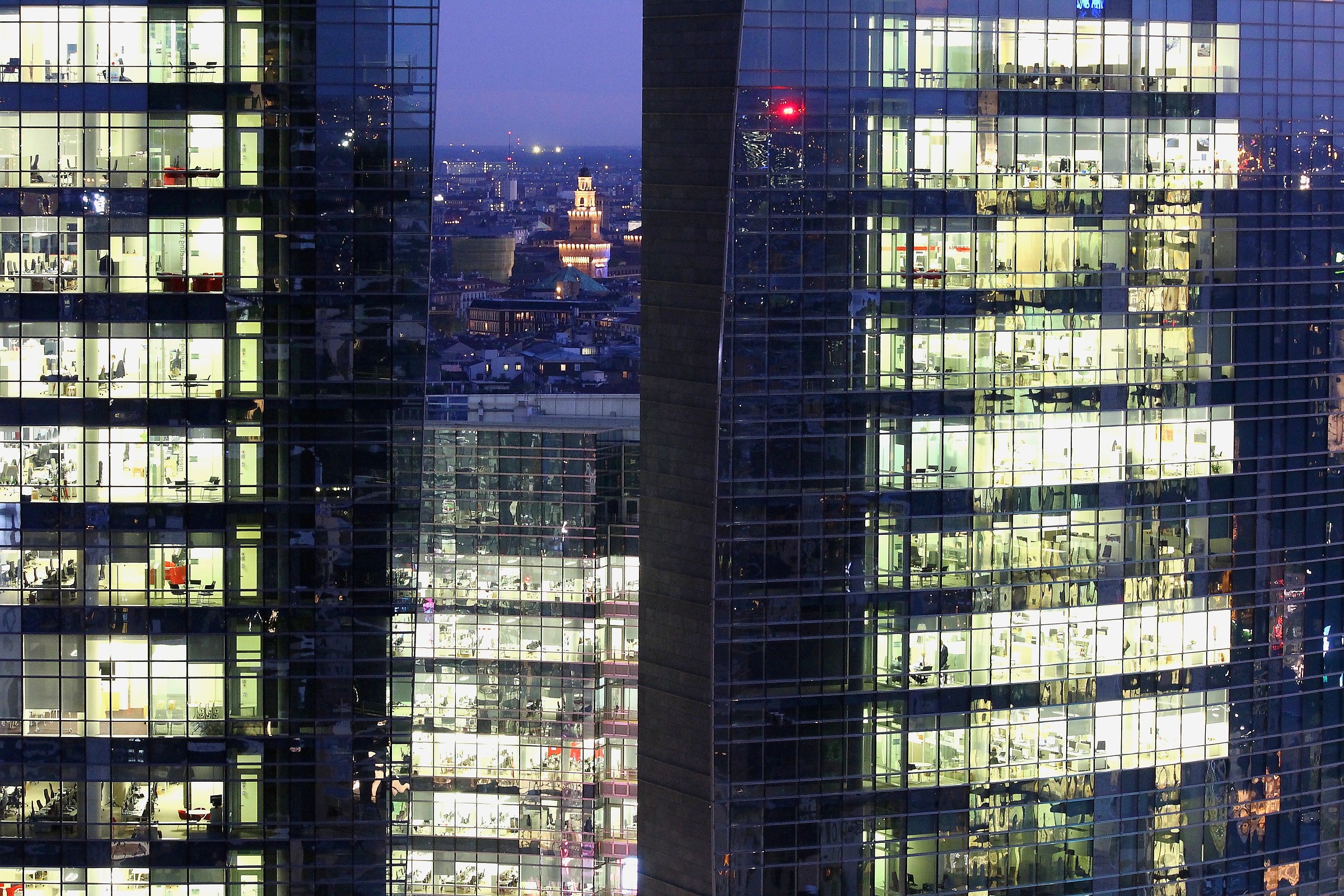 There in the middle ....