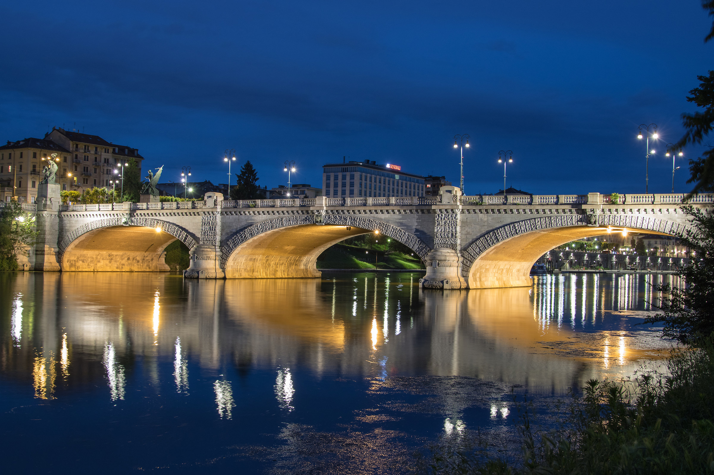 turin blue hour