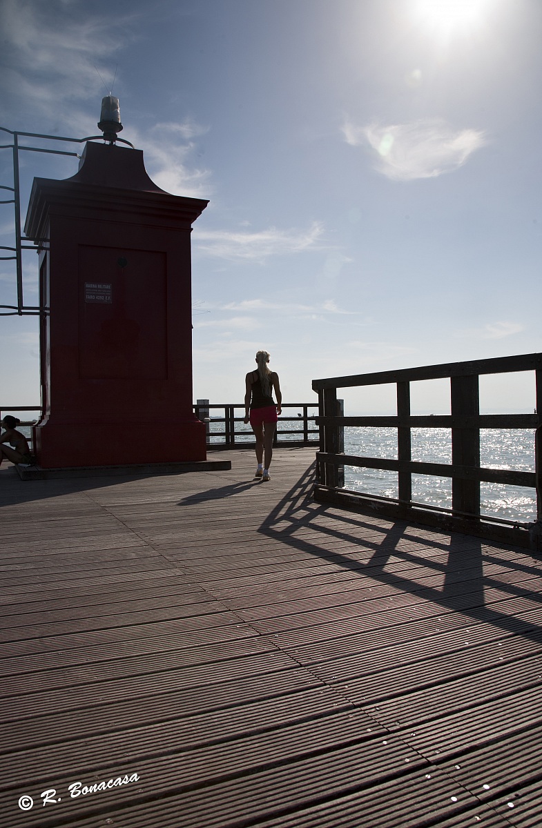 close to the lighthouse