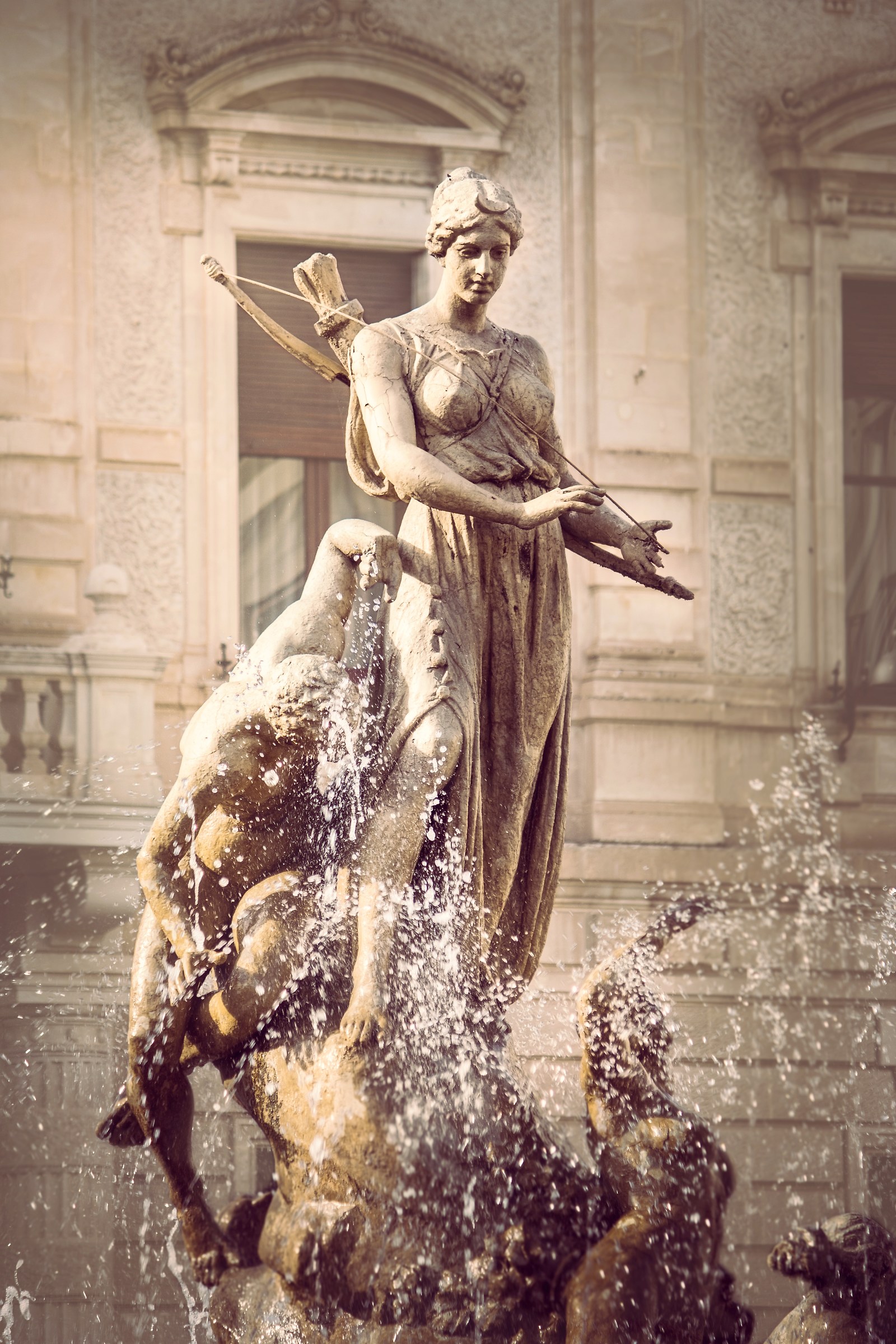 Diana fountain in Ortigia SR