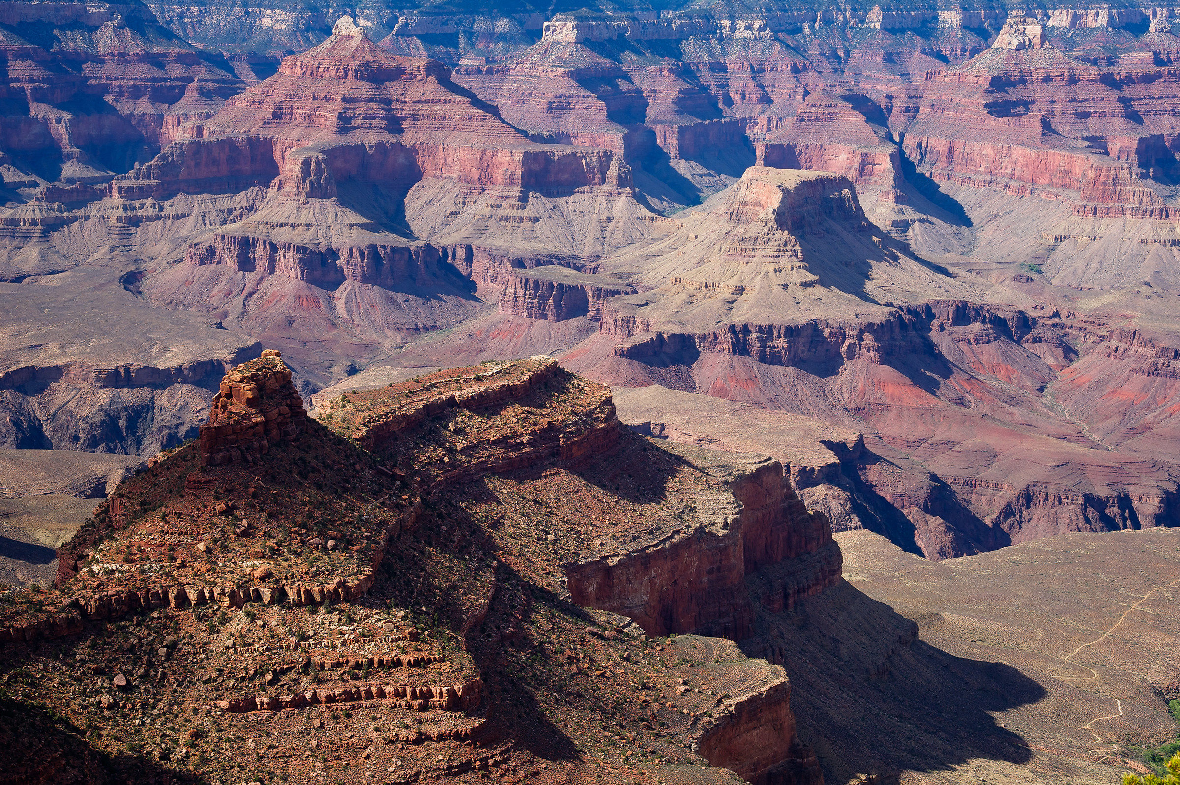 e' l'alba sul Grand Canyon...