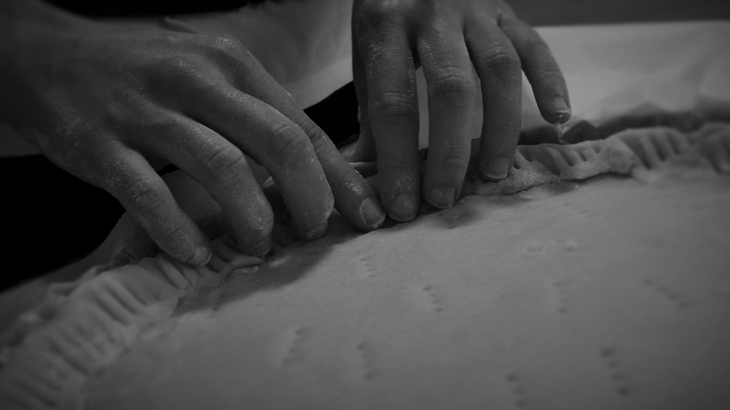 Finger in the pie crust ...