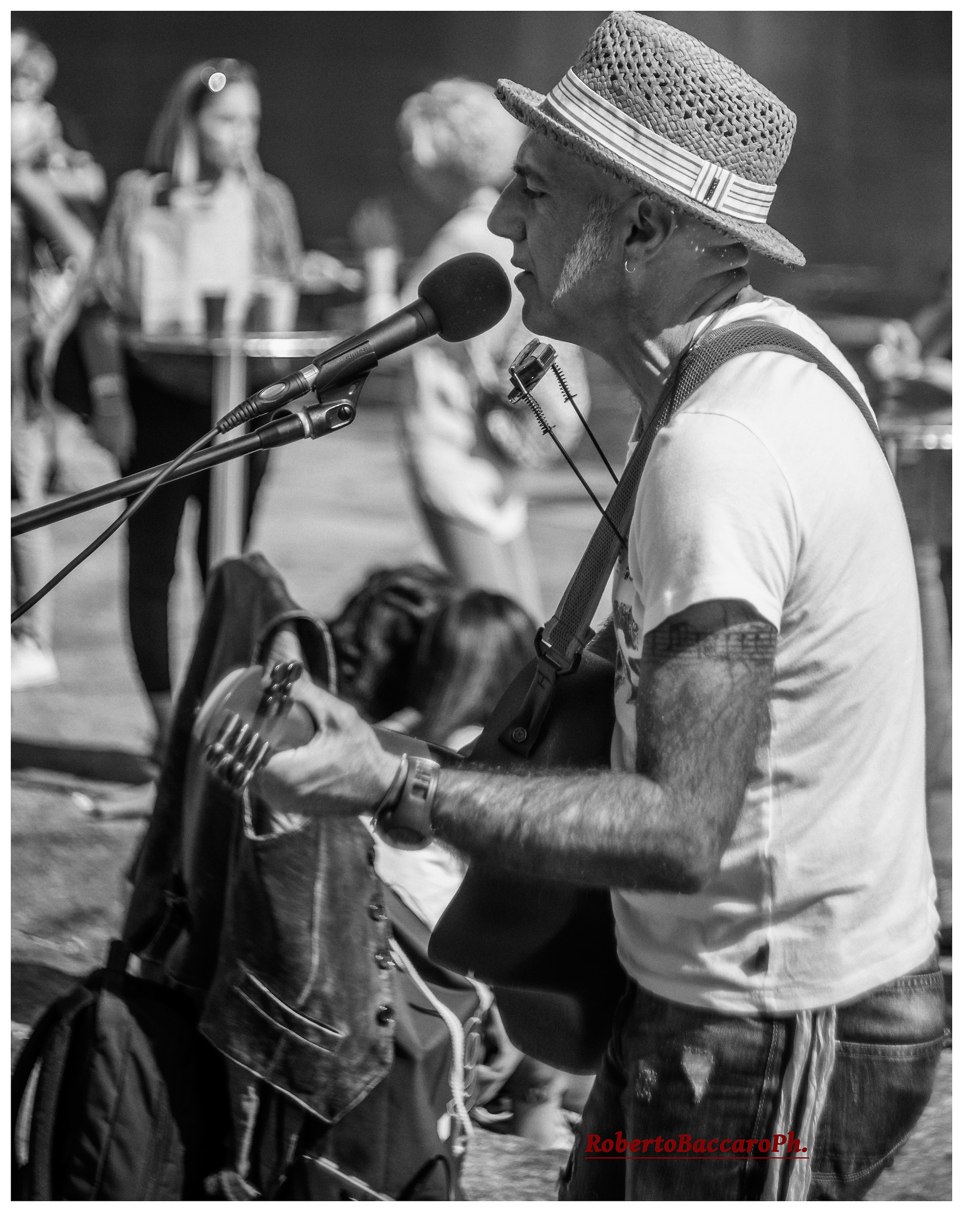 Artista di strada al salone del gusto Torino