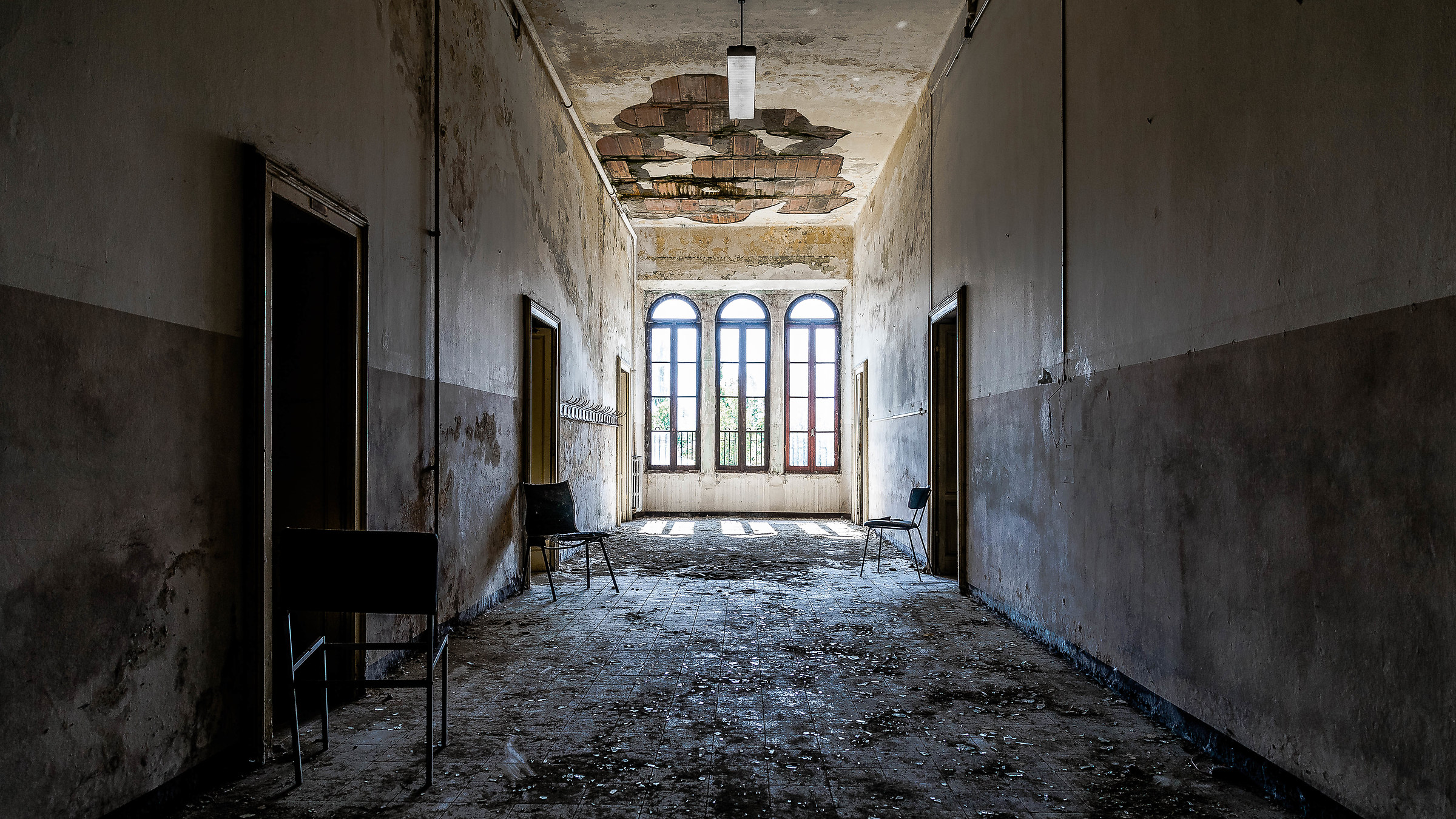 The corridor of seminarians