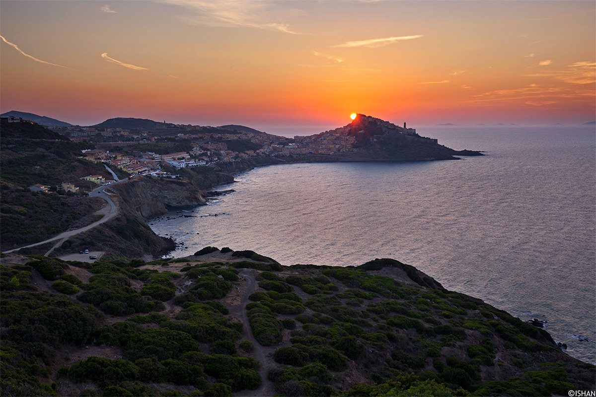 Sunset at Castelsardo