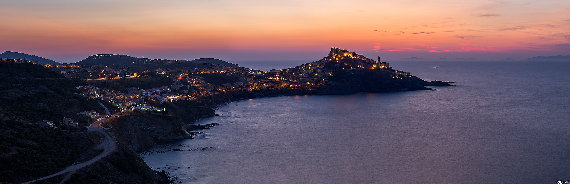 Sunset at Castelsardo