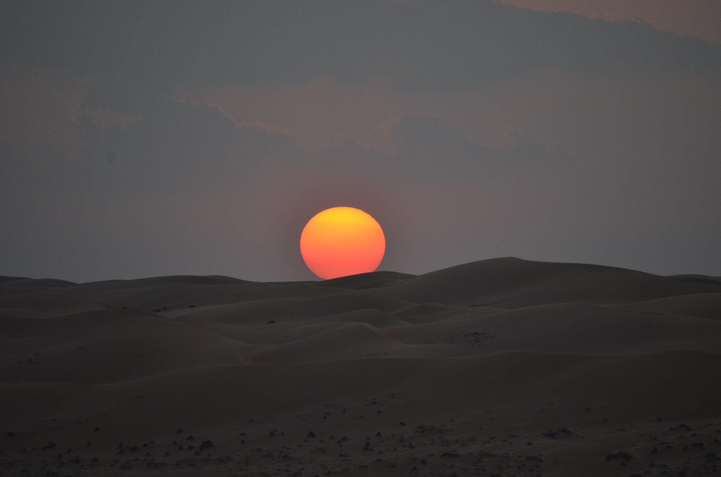 Sunset in Wahiba Sands