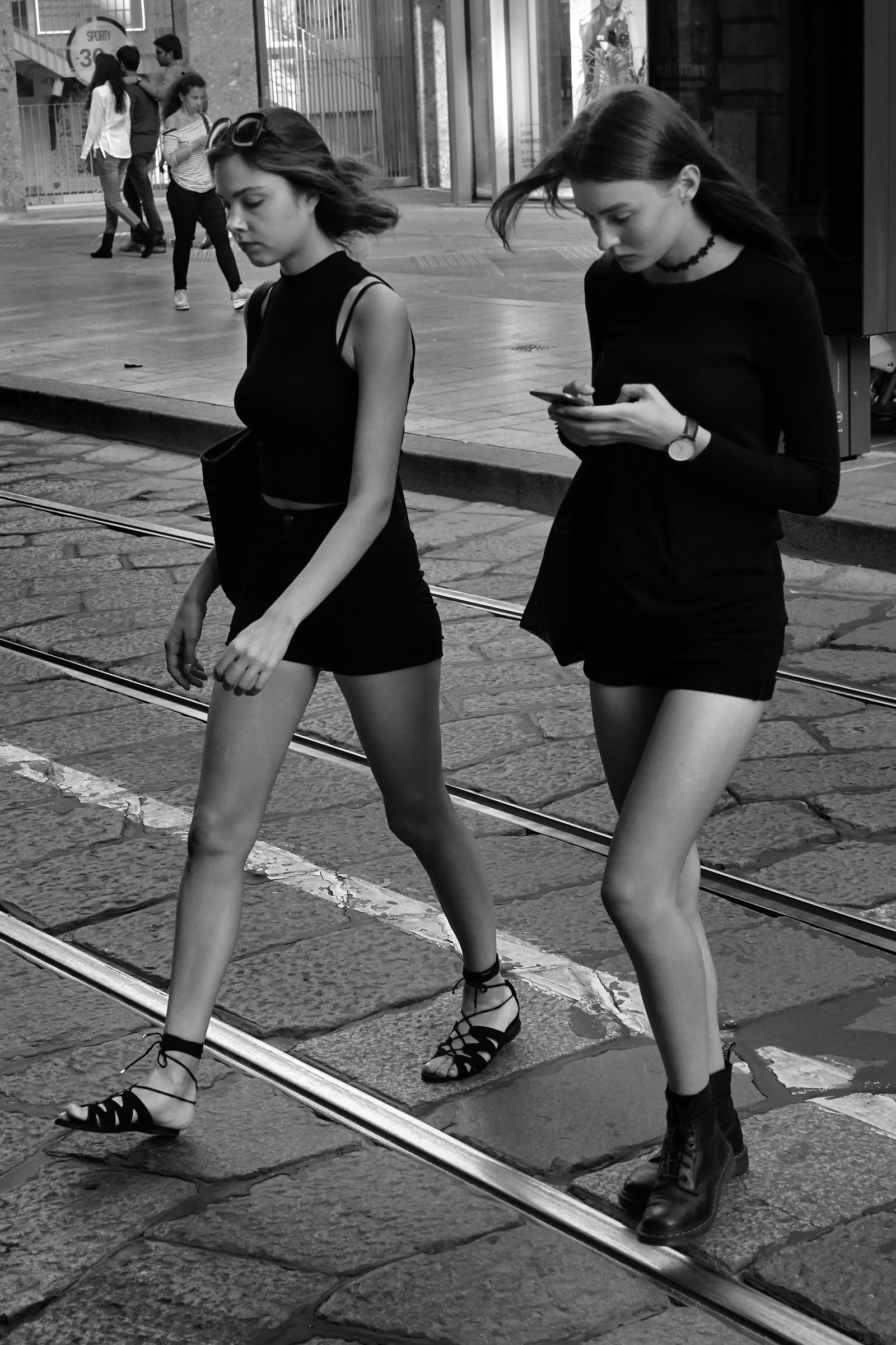 July 28, 2016 - Street full of shops - Chiasmus