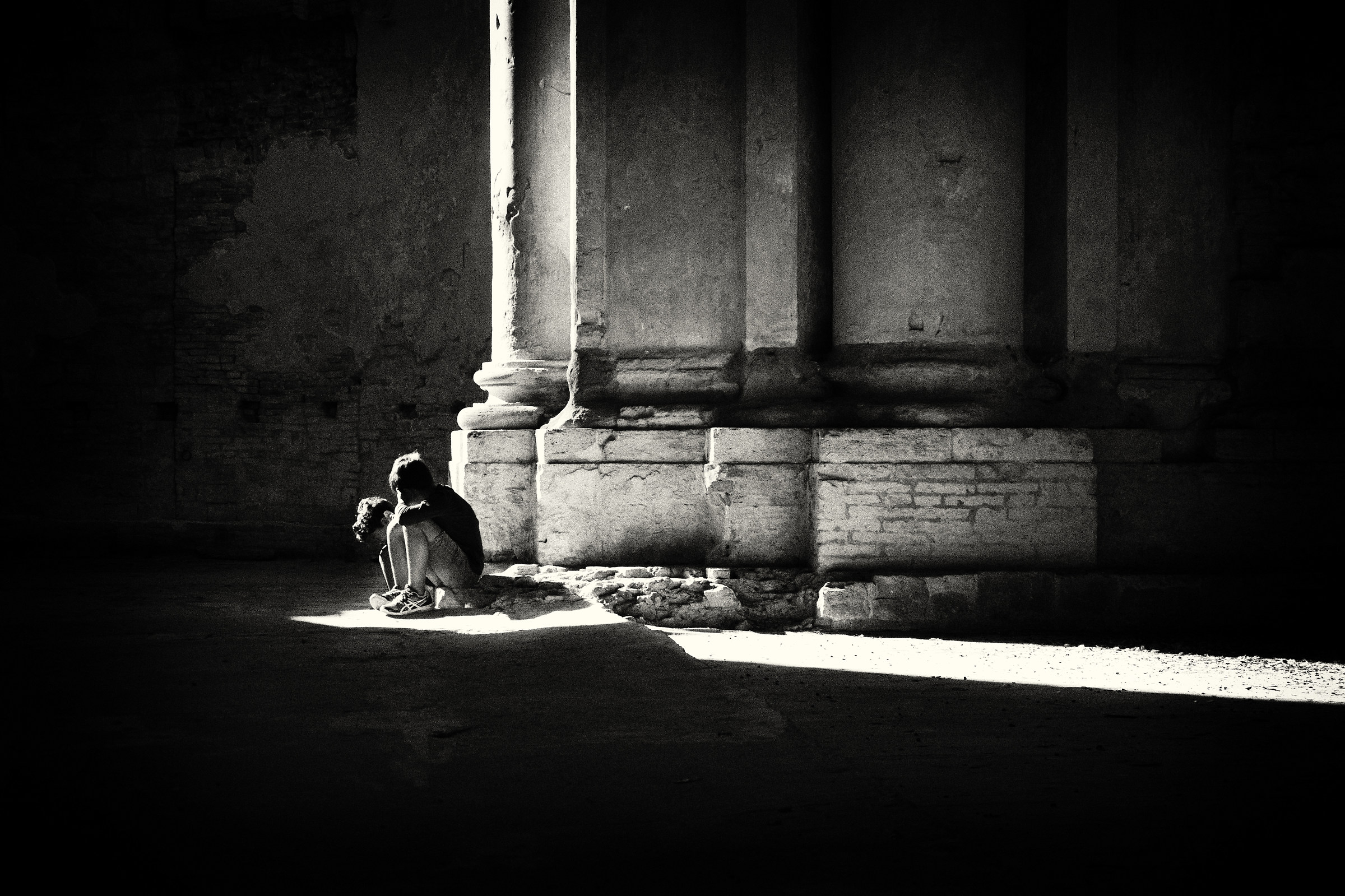 Trafitto da un raggio di sole