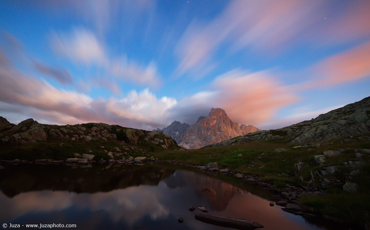 Pale di San Martino e nuvole rosa, 015774